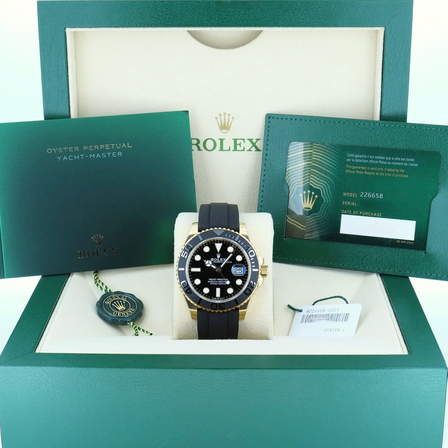 Rolex Yacht-Master 42 226658 (2023) - Black dial 42 mm Yellow Gold case (4/6)