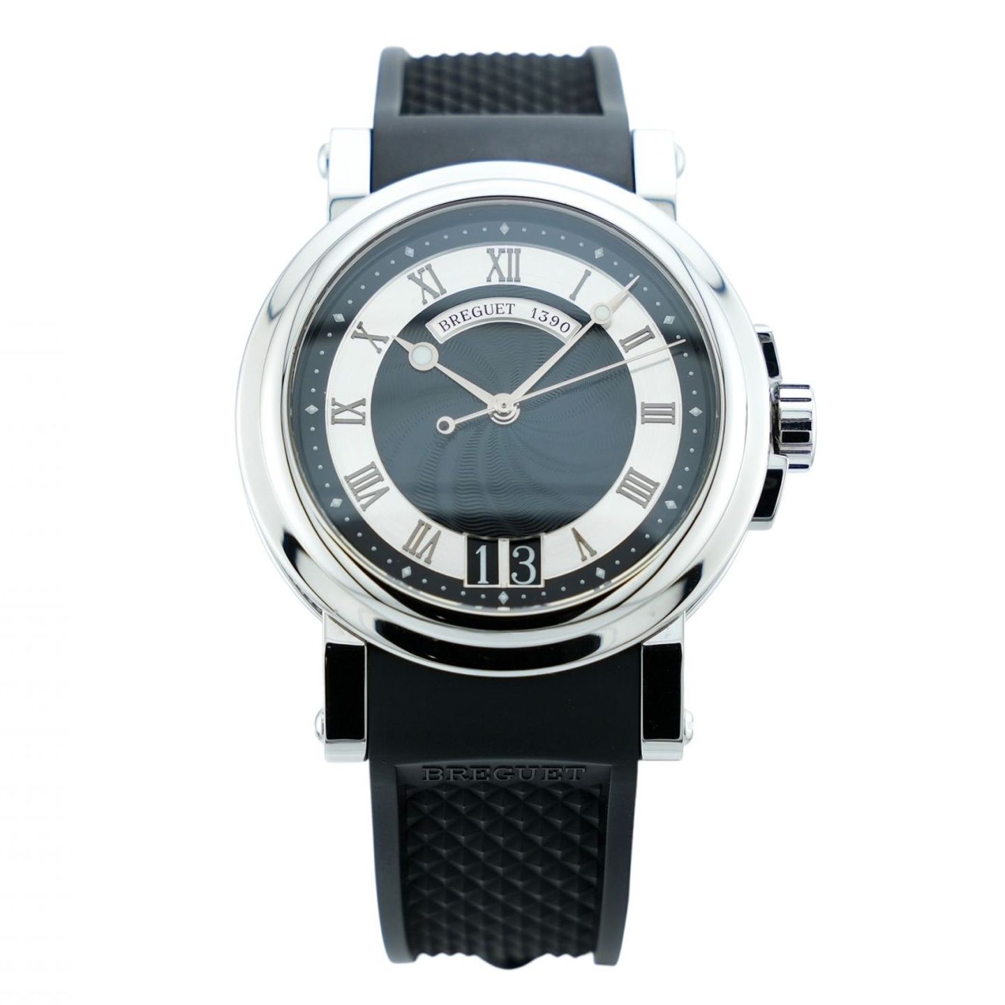 Breguet Marine 5817ST/92/V8 (2008) - Black dial 39 mm Steel case (1/8)