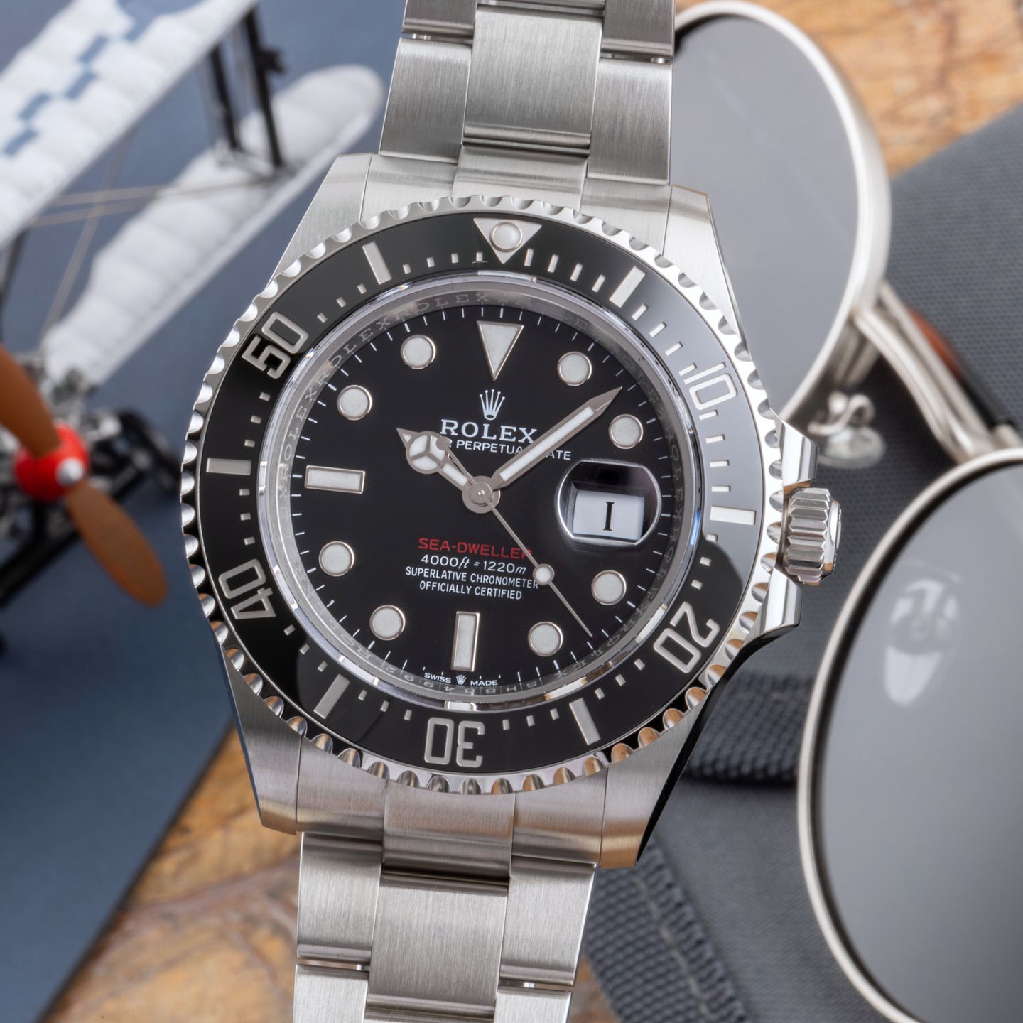 Rolex Sea-Dweller 126600 (2018) - Black dial 43 mm Steel case (3/8)