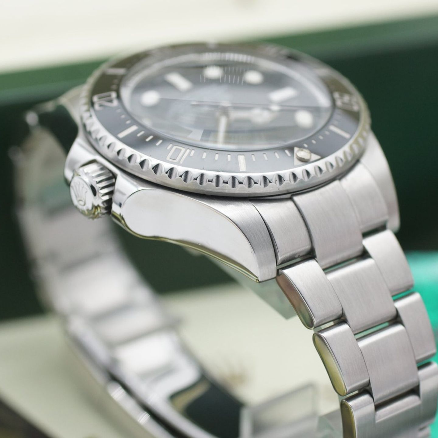 Rolex Sea-Dweller Deepsea 116660 (2010) - Zwart wijzerplaat 44mm Staal (8/8)