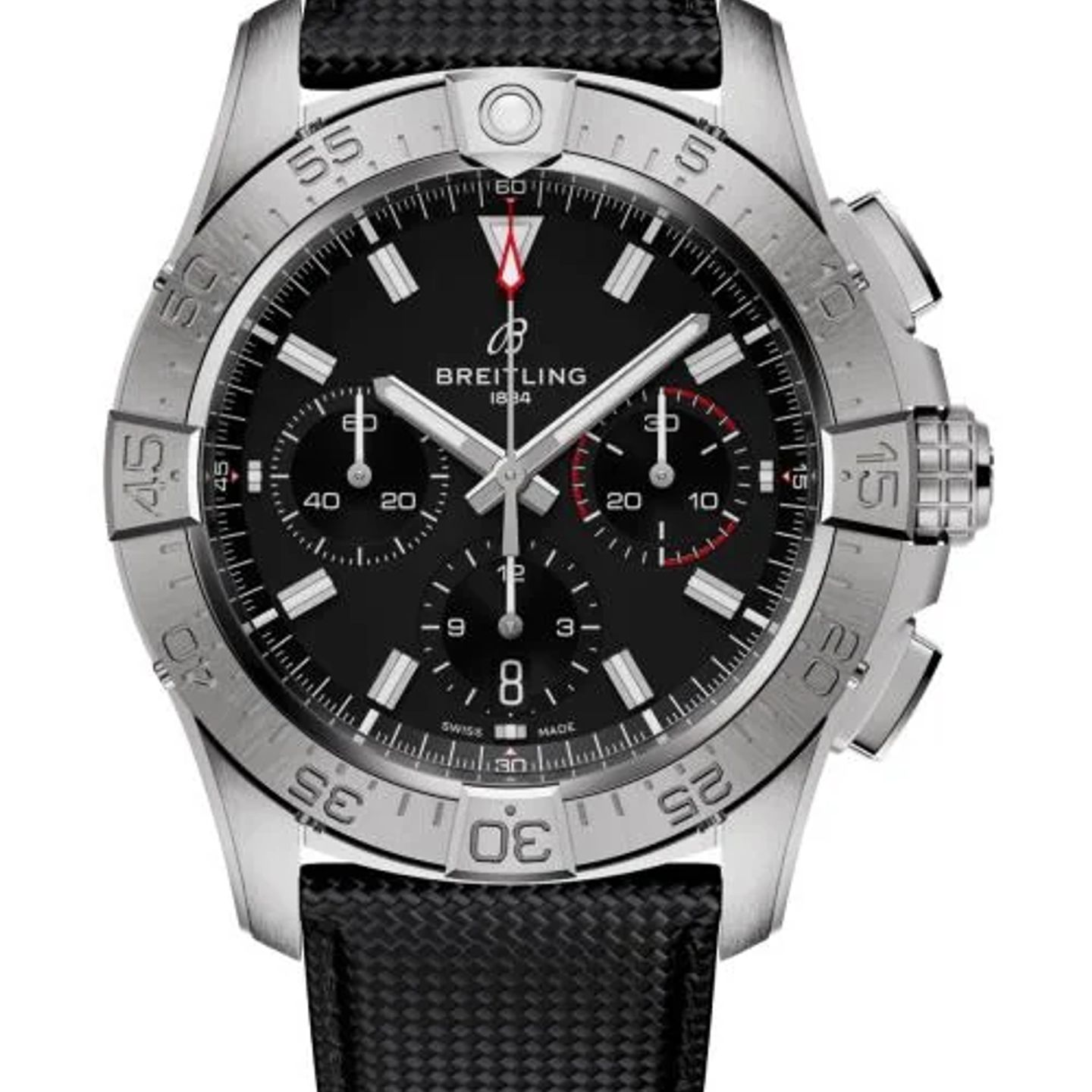 Breitling Avenger AB0146101B1X1 (2026) - Zwart wijzerplaat 42mm Staal (1/1)