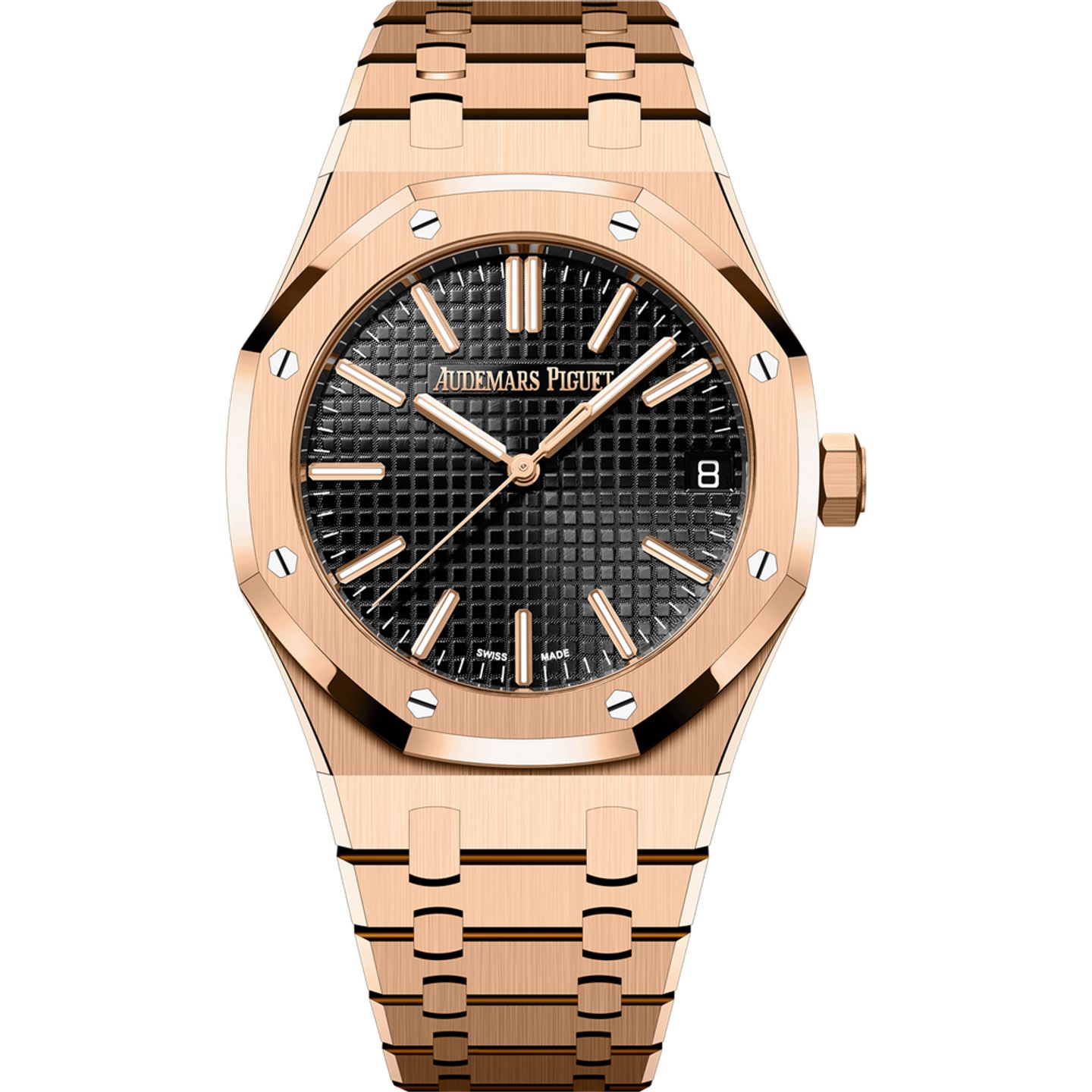 Audemars Piguet Royal Oak Selfwinding 15510OR.OO.1320OR.02 (2025) - Black dial 41 mm Rose Gold case (1/1)