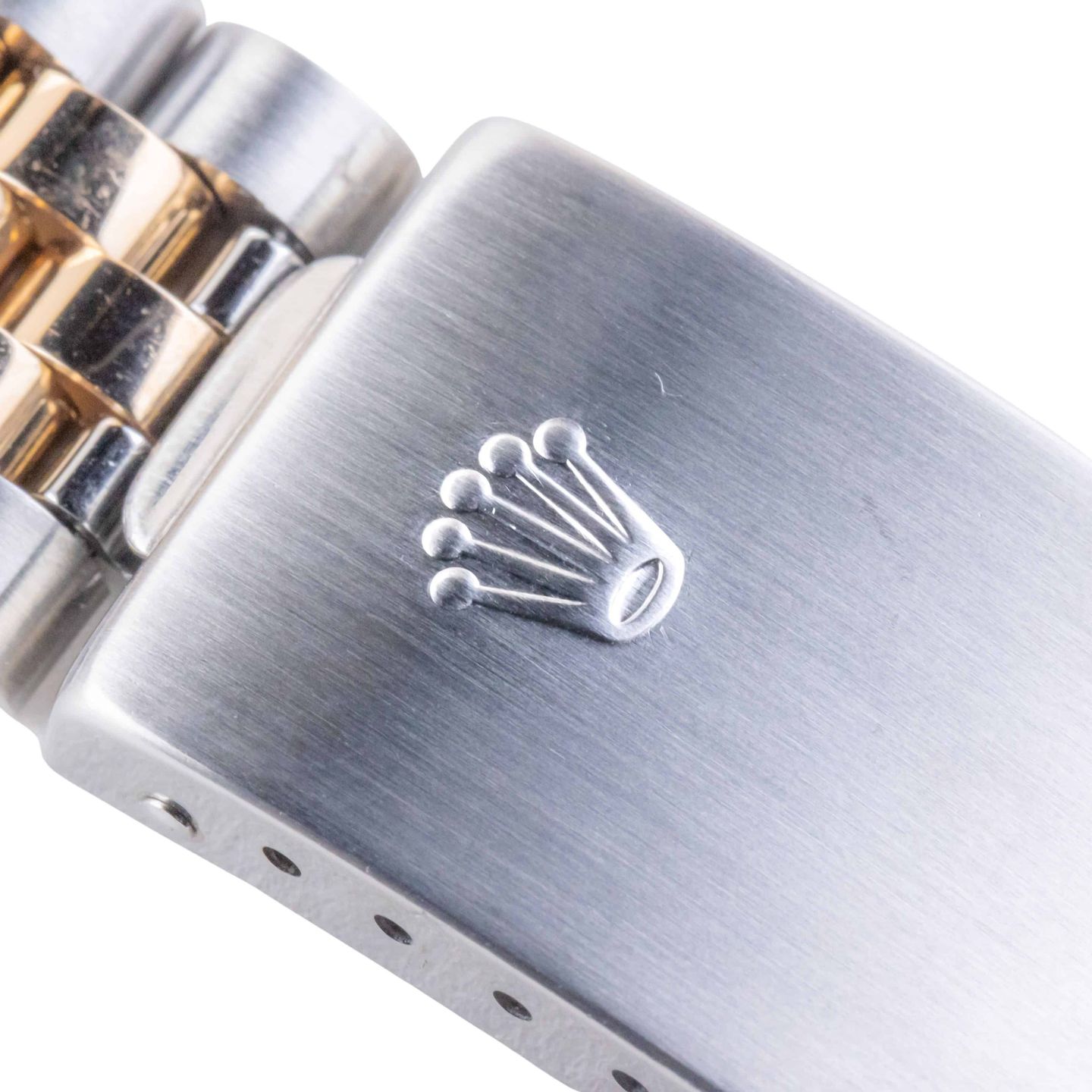 Rolex Datejust 36 16233 (1993) - Beige dial 36 mm Gold/Steel case (7/8)