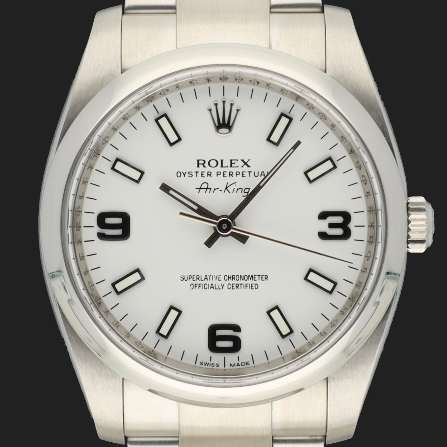 Rolex Oyster Perpetual 34 114200 (2012) - 34mm Staal (2/7)