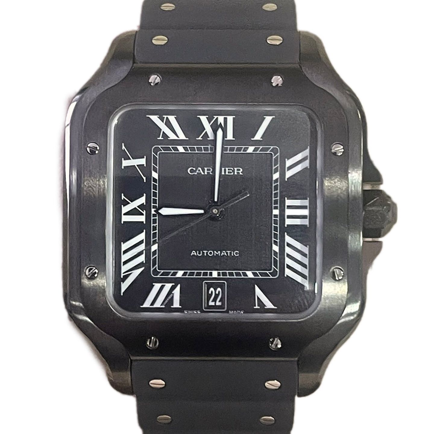 Cartier Santos WSSA0039 (2024) - Black dial 40 mm Steel case (1/1)