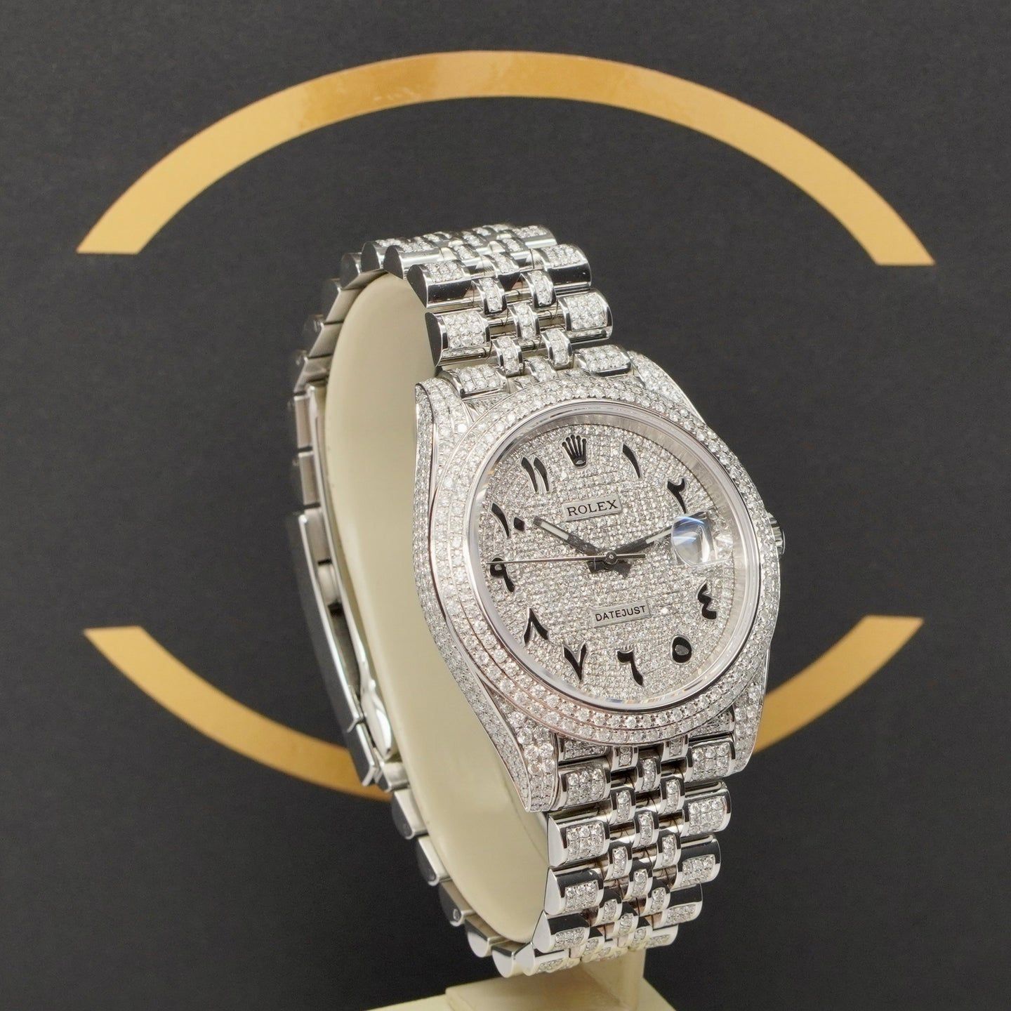 Rolex Datejust 41 126300 (2024) - Diamant wijzerplaat 41mm Staal (3/7)