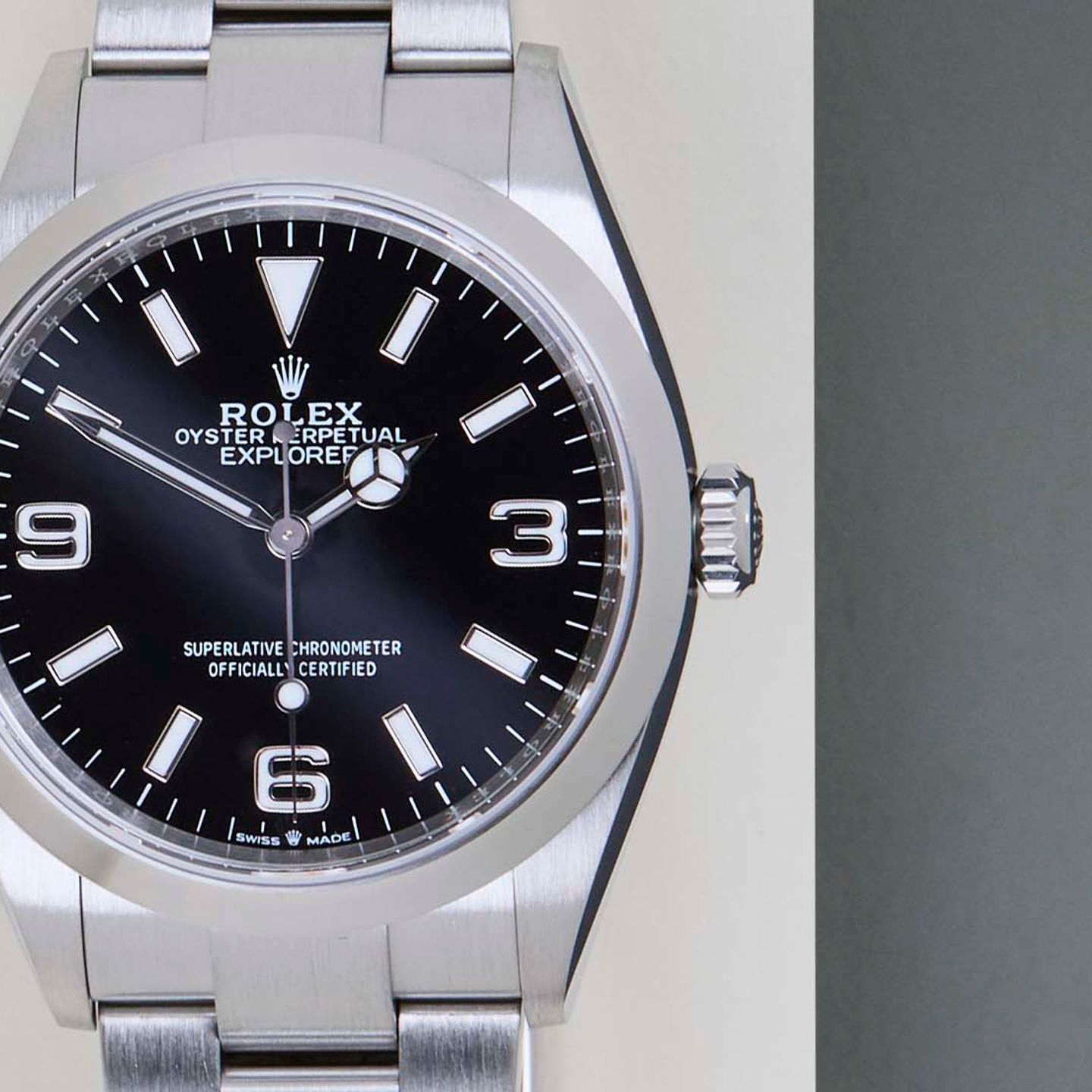 Rolex Explorer 124270 (2024) - Black dial 36 mm Steel case (5/8)