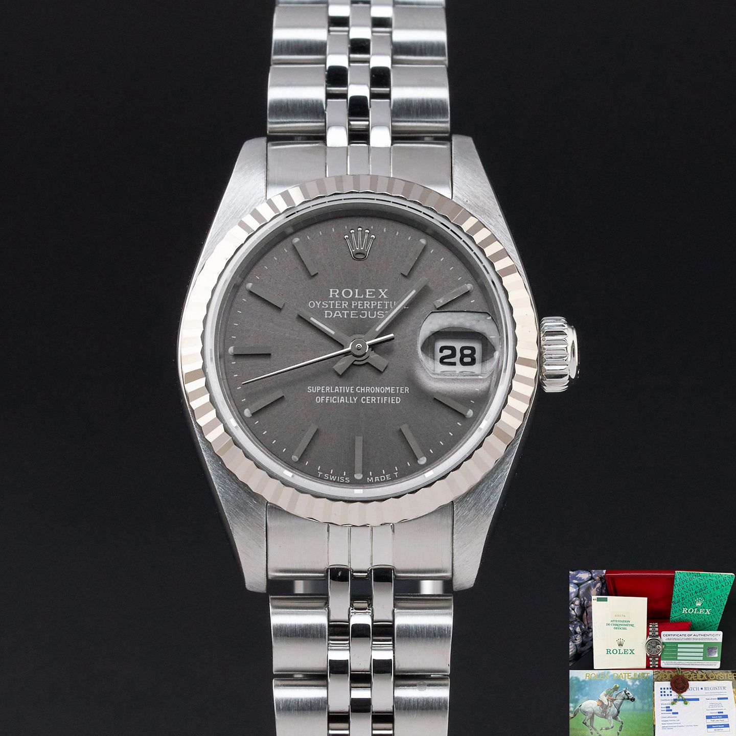 Rolex Lady-Datejust 69174 (1995) - 26 mm Steel case (1/8)