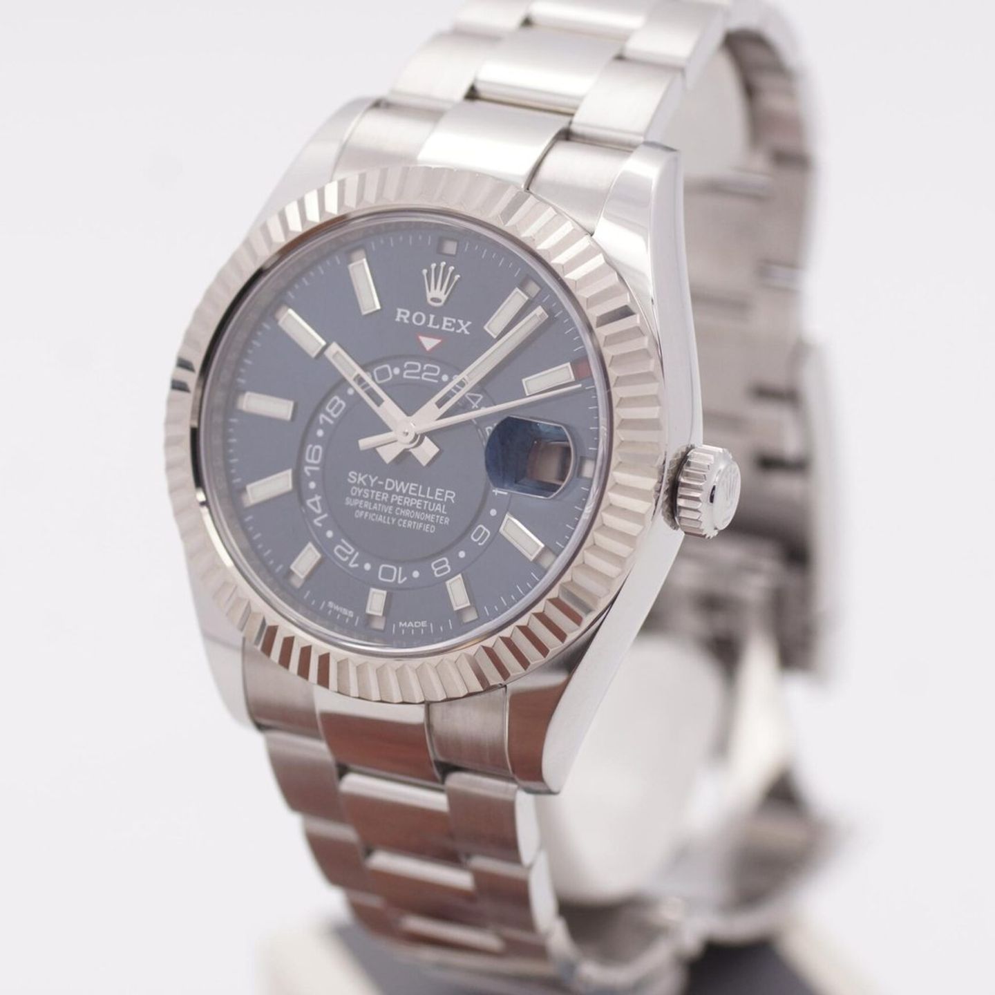 Rolex Sky-Dweller 326934 (2017) - Blue dial 42 mm Steel case (3/8)