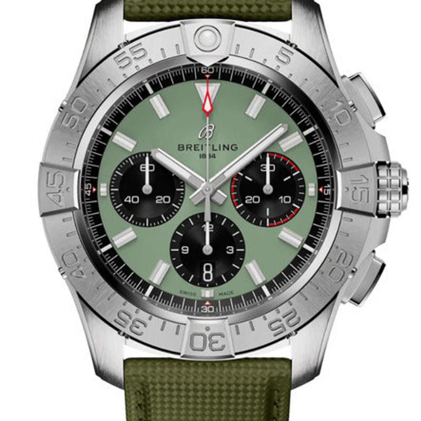 Breitling Avenger AB0147101L1X1 (2026) - Groen wijzerplaat 44mm Staal (1/1)