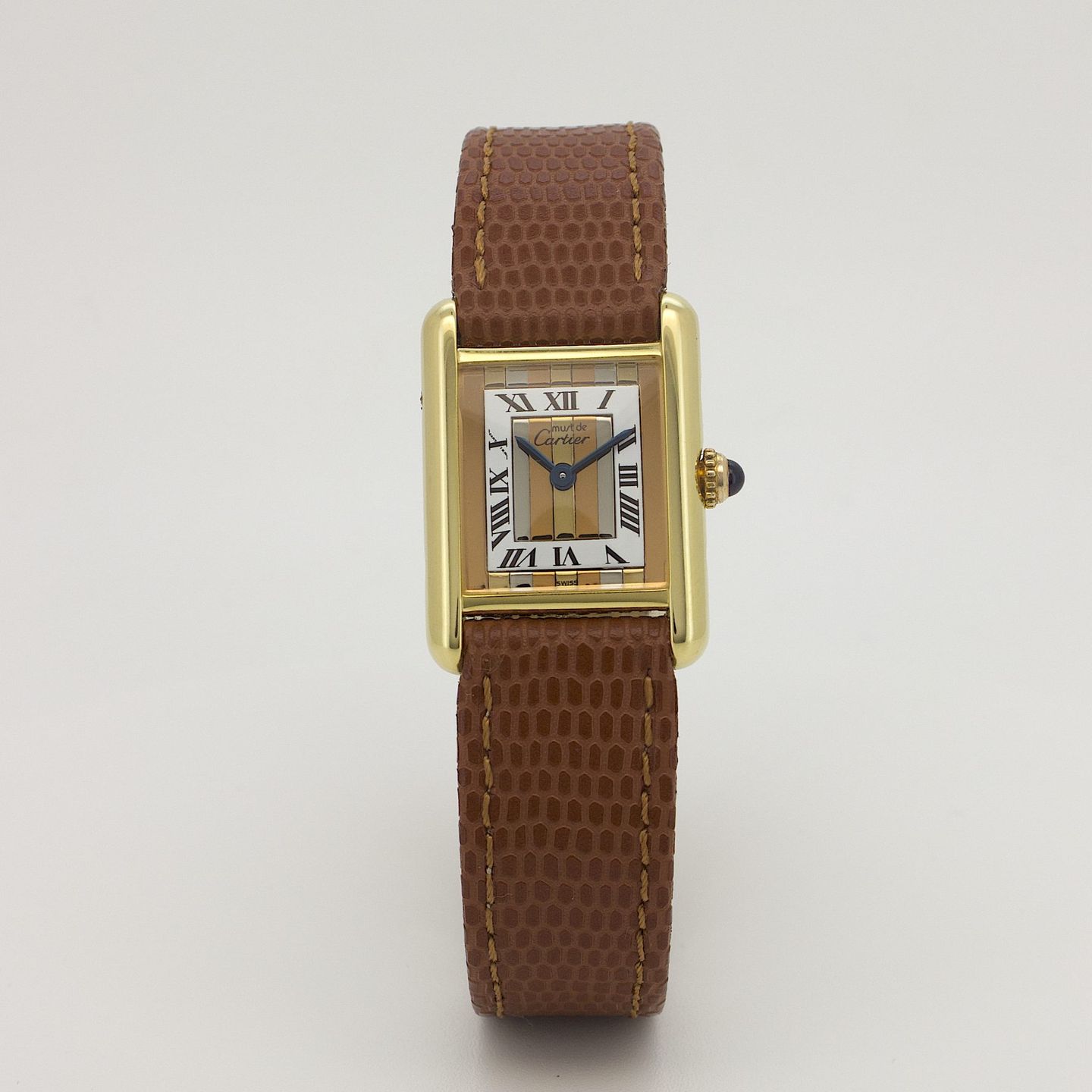 Cartier Tank Vermeil 366001 (Onbekend (willekeurig serienummer)) - 20mm Zilver (3/8)