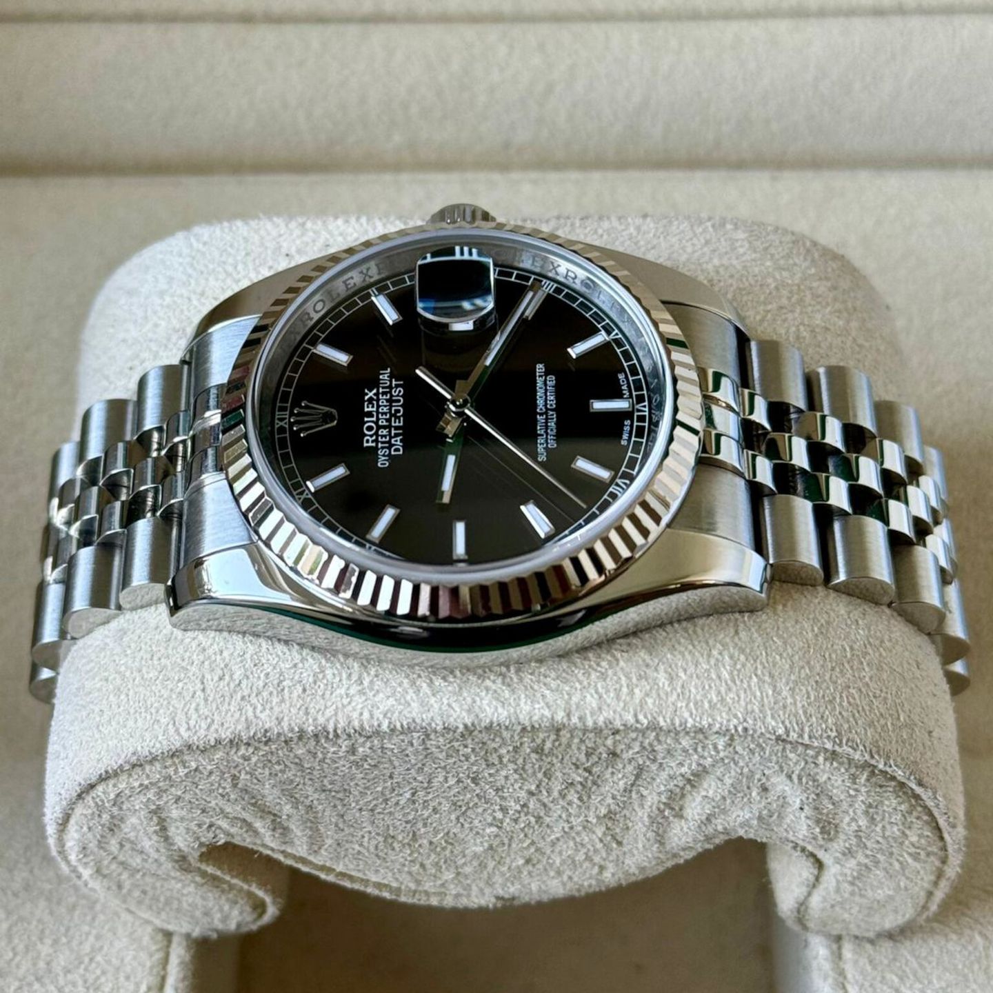 Rolex Datejust 36 116234 (2011) - Black dial 36 mm Steel case (5/7)