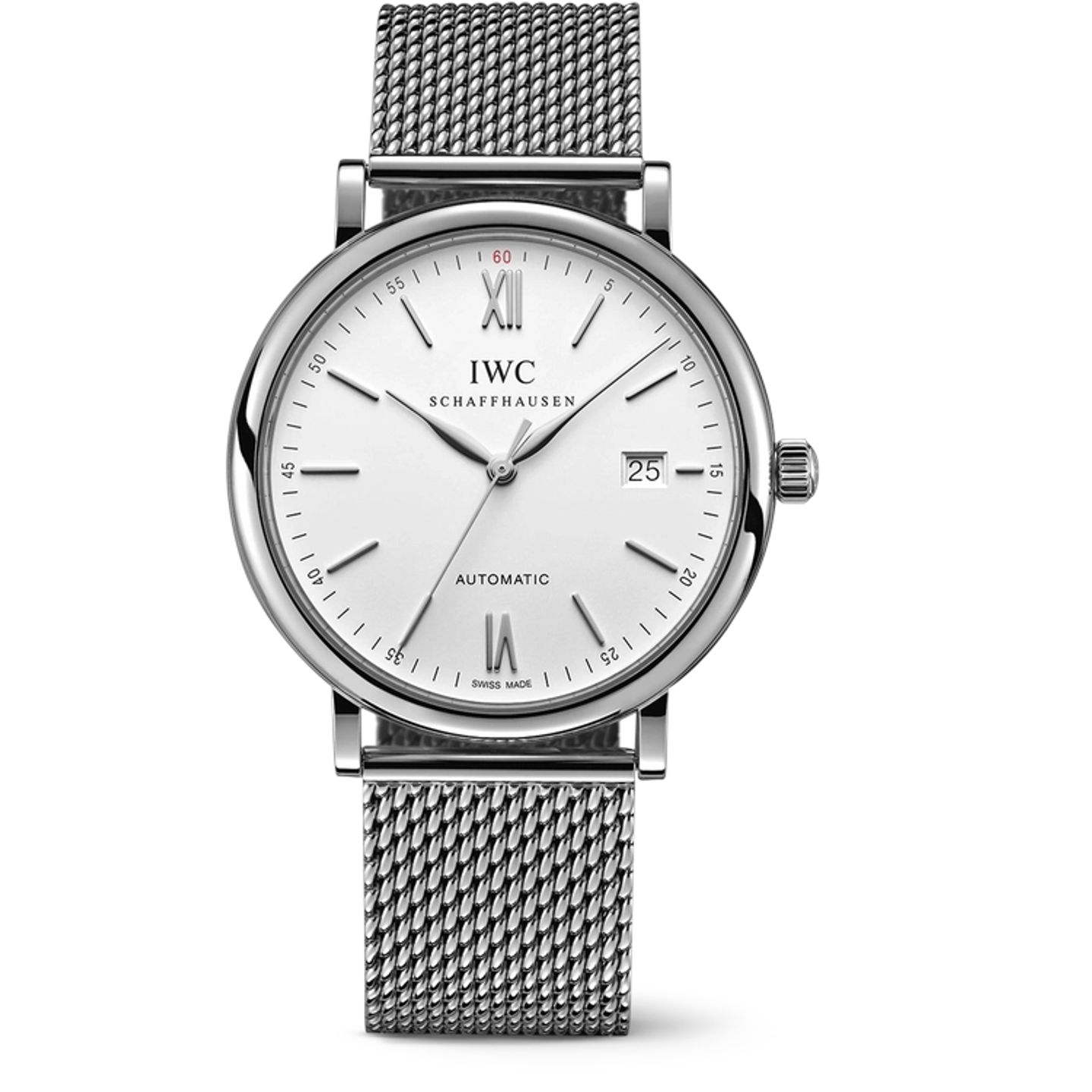 IWC Portofino Automatic IW356505 (2025) - Zilver wijzerplaat 40mm Staal (1/1)