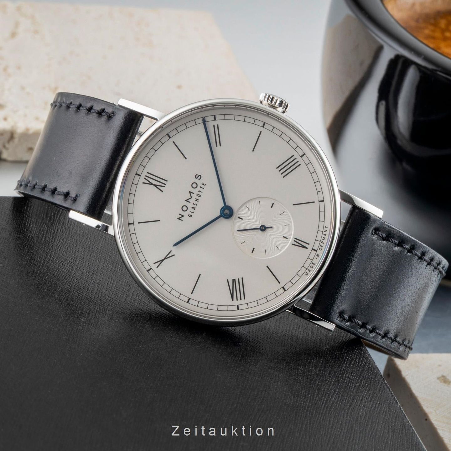 NOMOS Ludwig 38 235 (Onbekend (willekeurig serienummer)) - Wit wijzerplaat 38mm Staal (2/8)