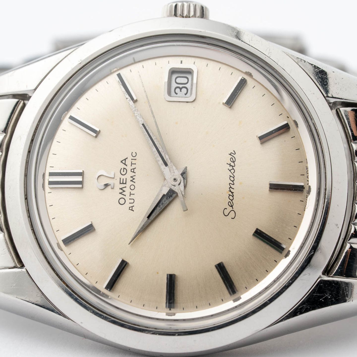 Omega Seamaster 166.010 (1969) - Silver dial 35 mm Steel case (3/8)