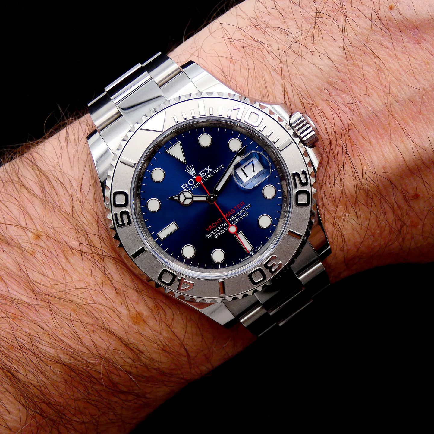 Rolex Yacht-Master 40 126622 (2020) - Blauw wijzerplaat 40mm Staal (2/3)