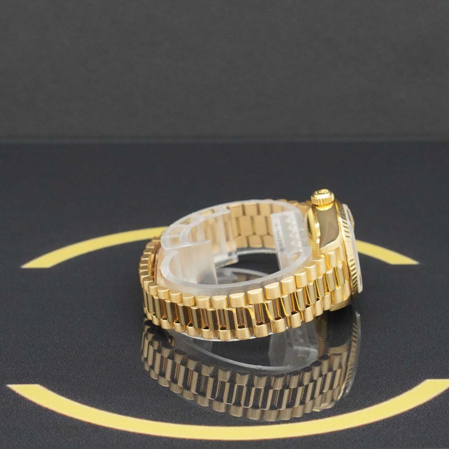 Rolex Lady-Datejust 69178 (1988) - Gold dial 26 mm Yellow Gold case (6/7)