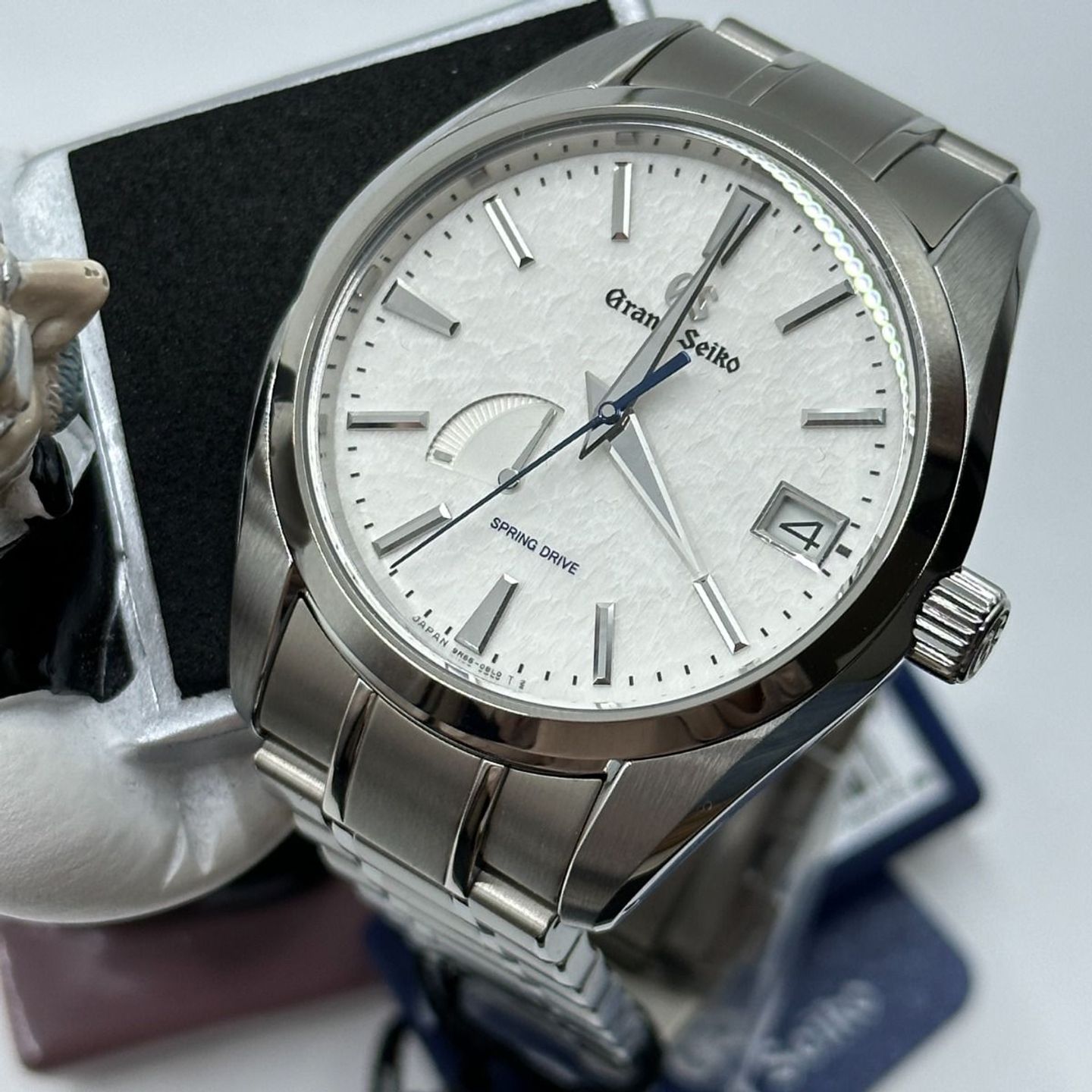 Grand Seiko Heritage Collection SBGA211G (2023) - Wit wijzerplaat 41mm Titanium (7/7)