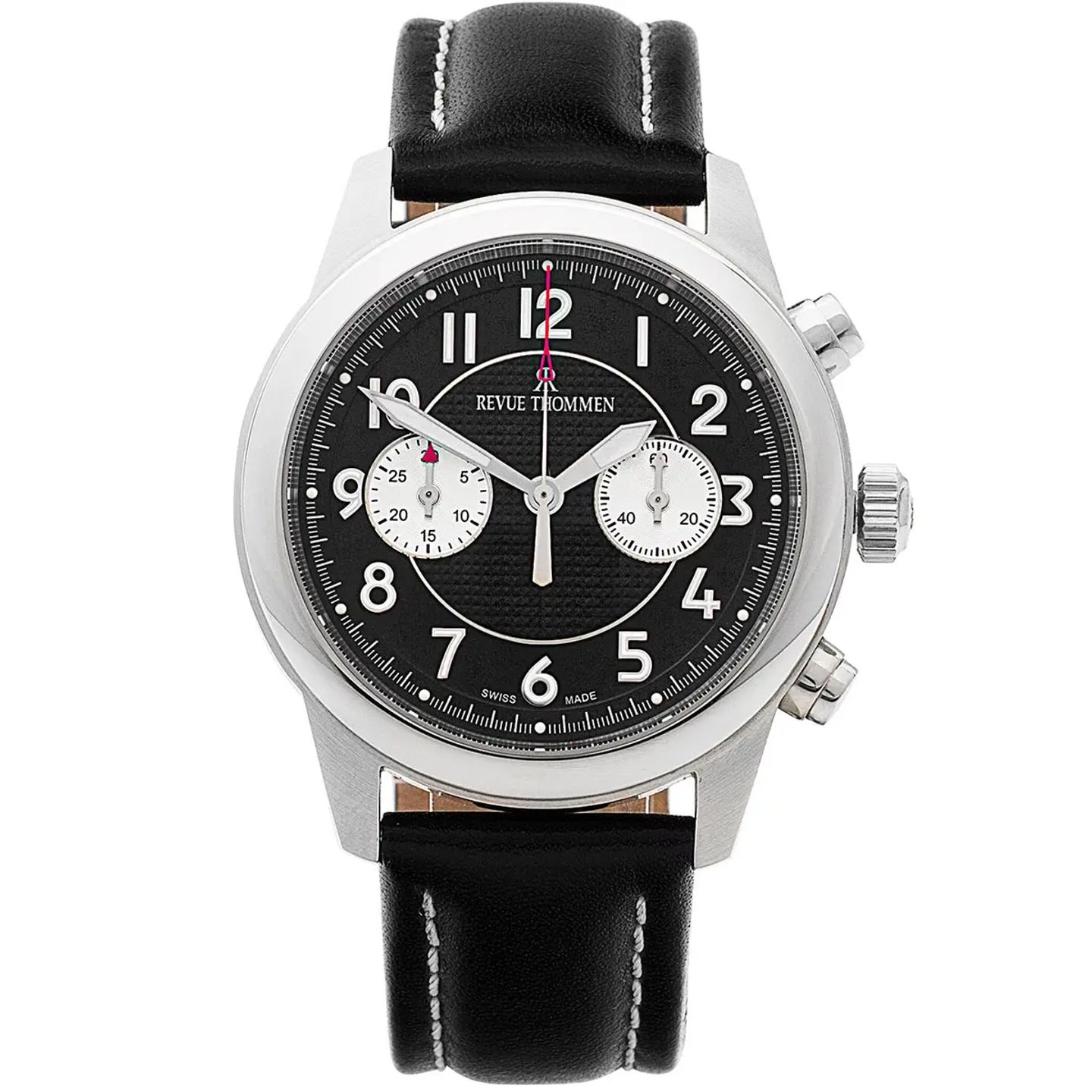 Revue Thommen Unknown 16064.6737 (2011) - Zwart wijzerplaat 43mm Staal (1/4)