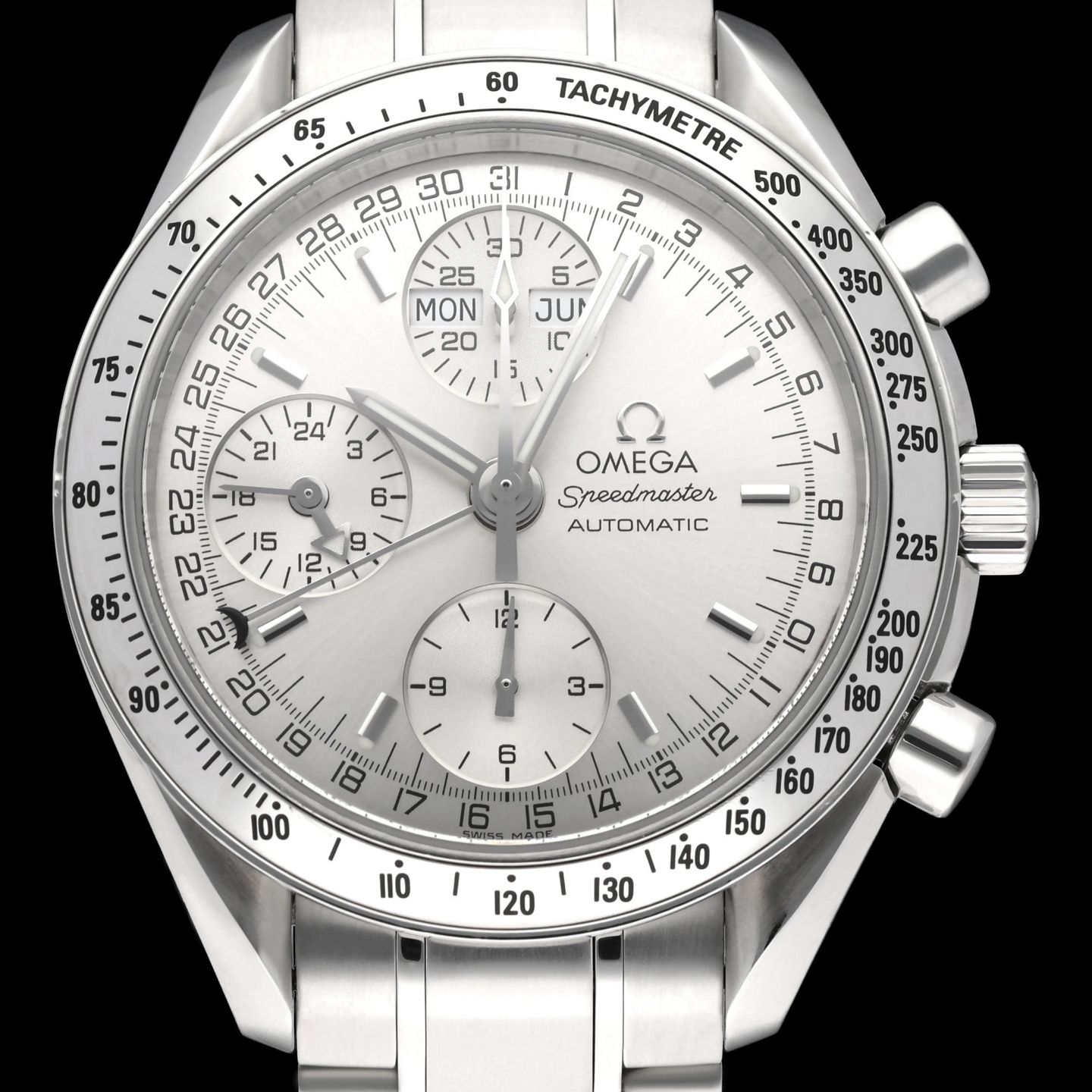 Omega Speedmaster Day Date 3523.30.00 (2006) - Silver dial 39 mm Steel case (1/8)