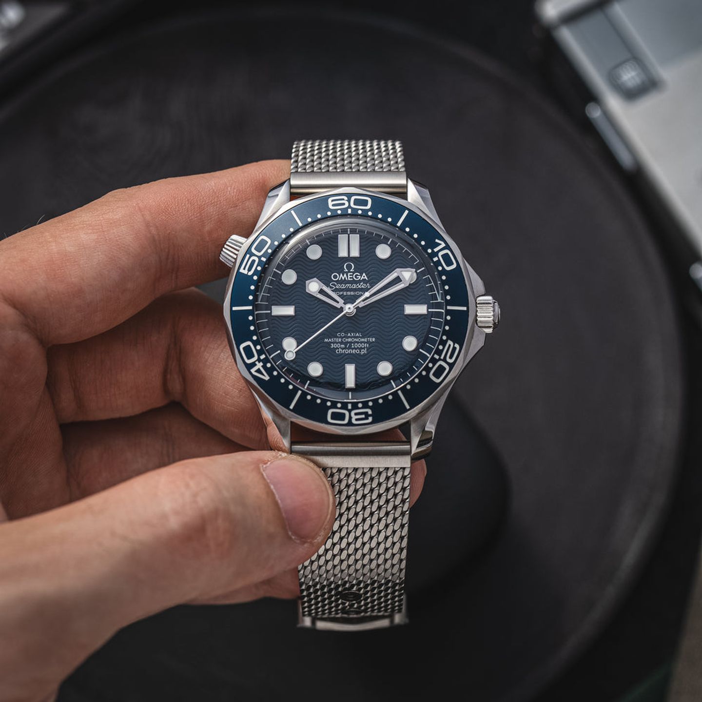 Omega Seamaster Diver 300 M 210.30.42.20.03.002 (2023) - Blue dial 42 mm Steel case (2/8)