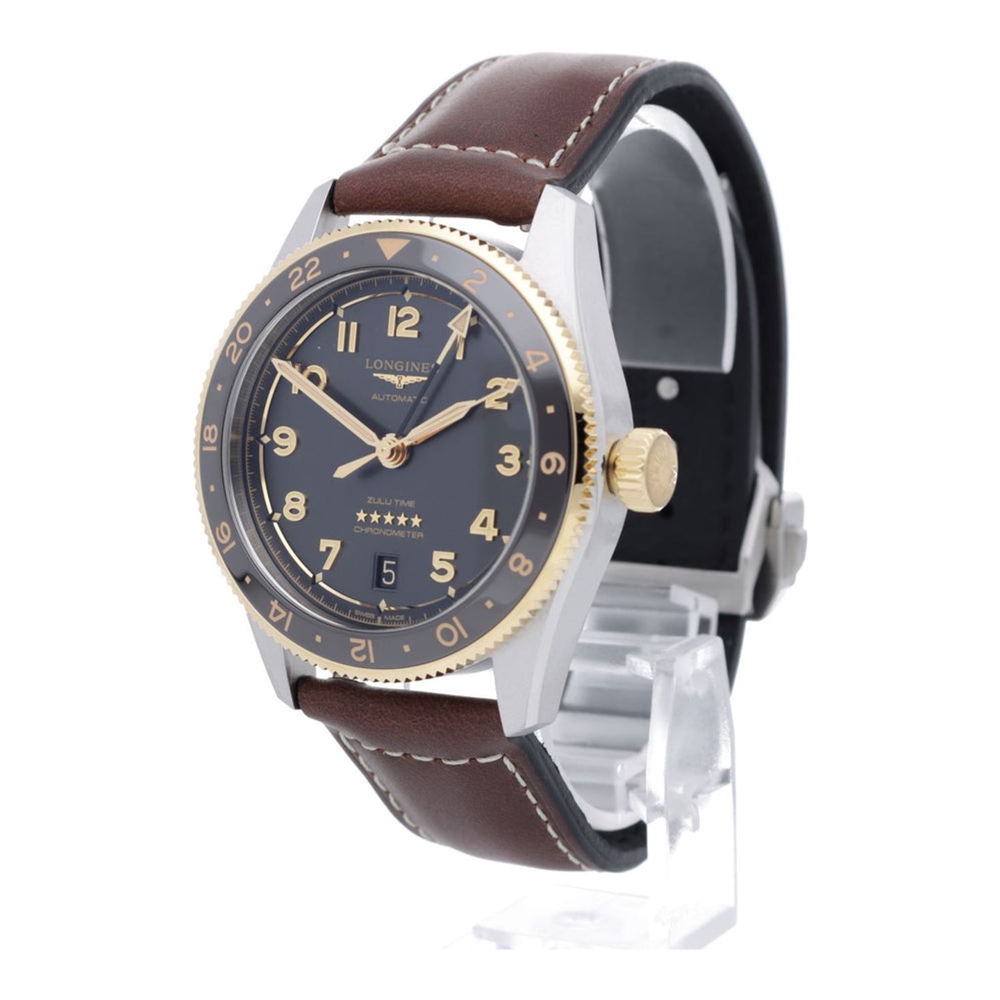 Longines Spirit L3.802.5.53.2 (2025) - Black dial 39 mm Steel case (2/7)