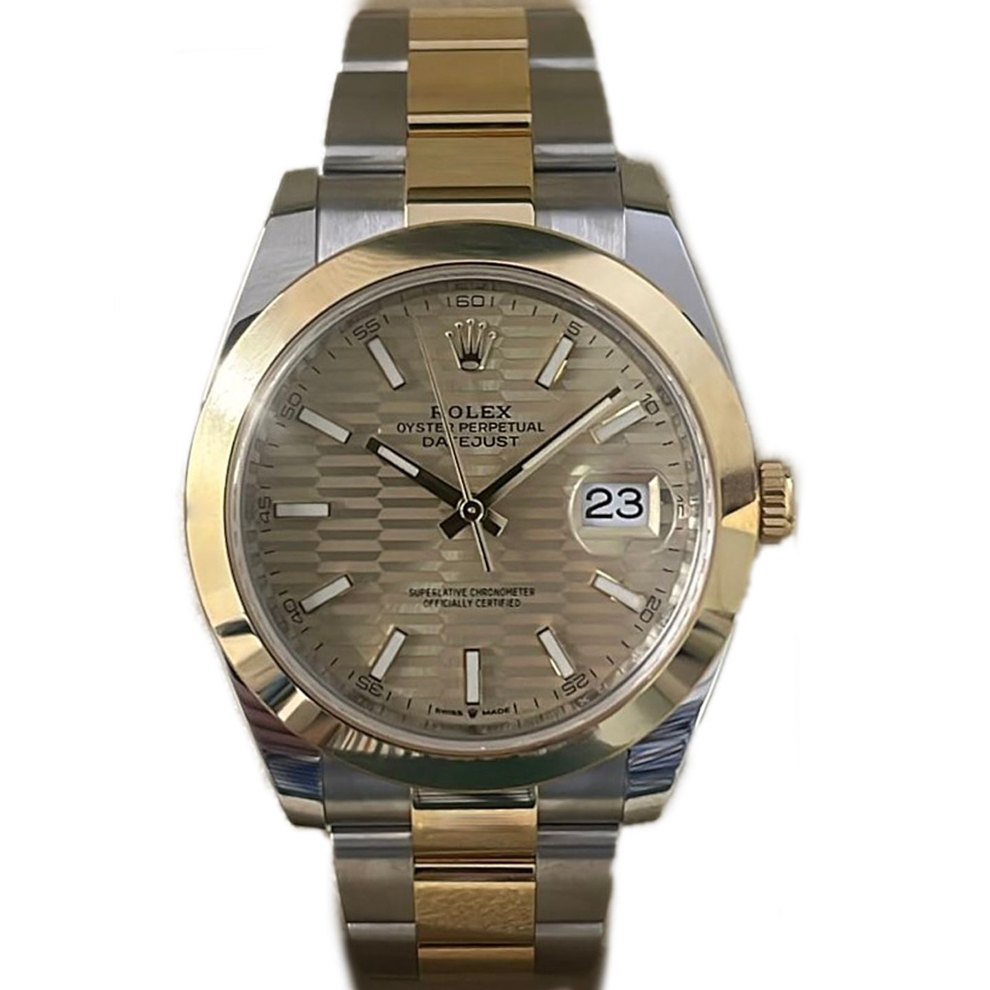 Rolex Datejust 41 126303 (2023) - Champagne wijzerplaat 41mm Goud/Staal (1/1)