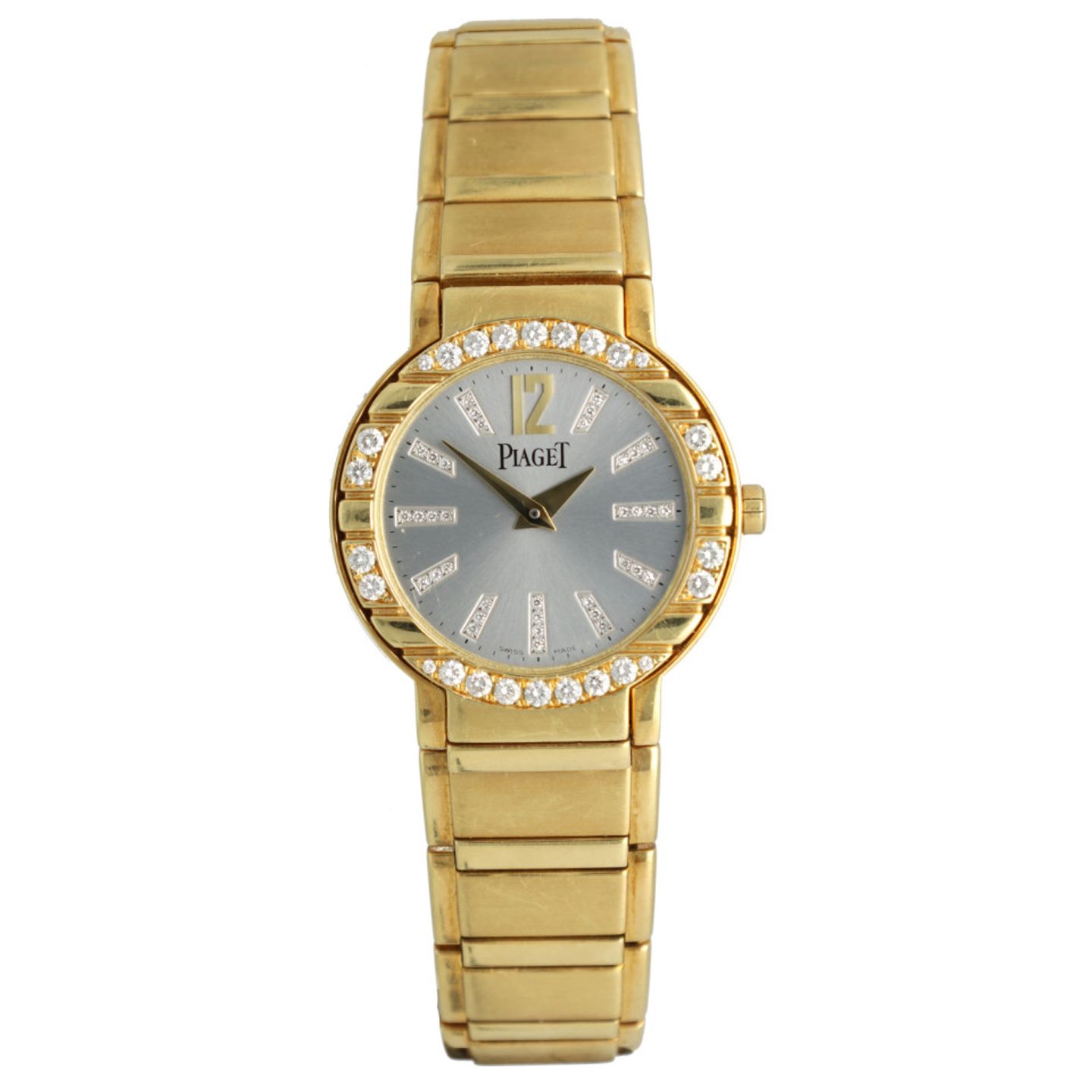 Piaget Polo 27501 (2000) - Silver dial 28 mm Yellow Gold case (3/14)