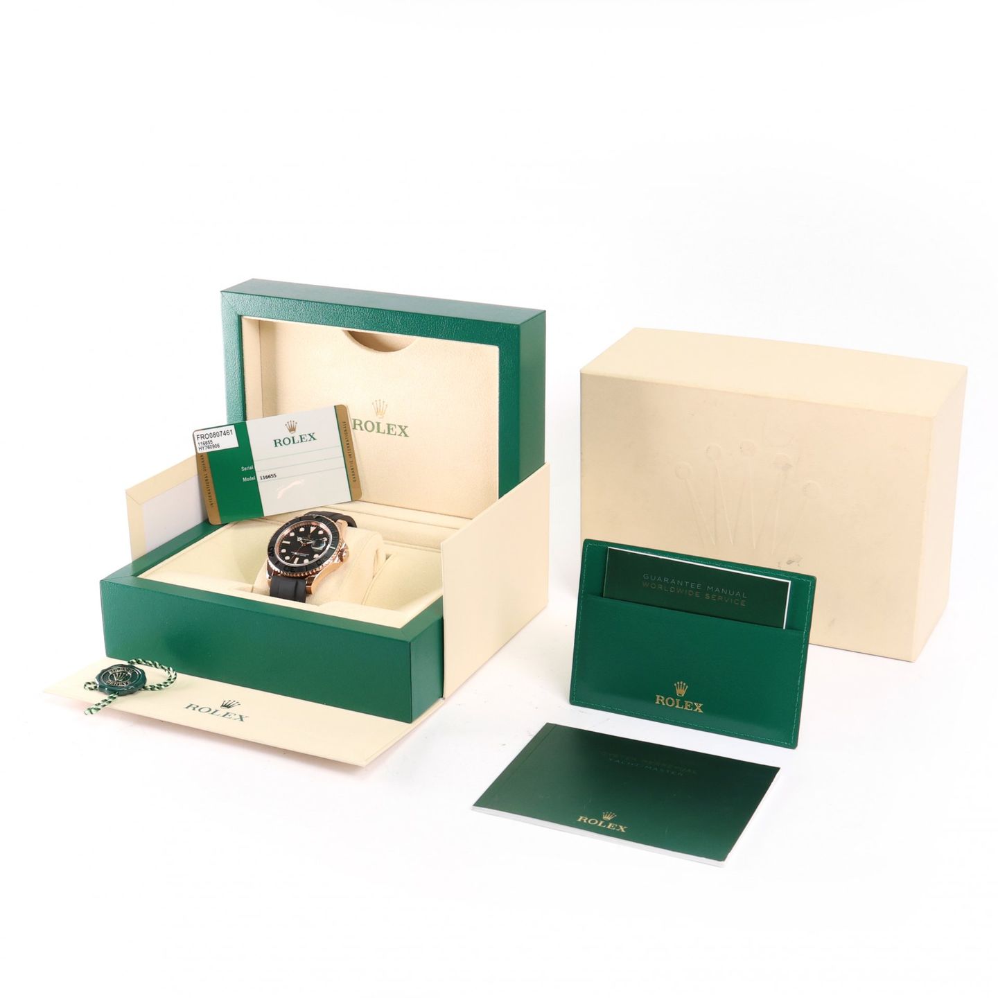 Rolex Yacht-Master 40 116655 (2018) - 40 mm Rose Gold case (3/3)