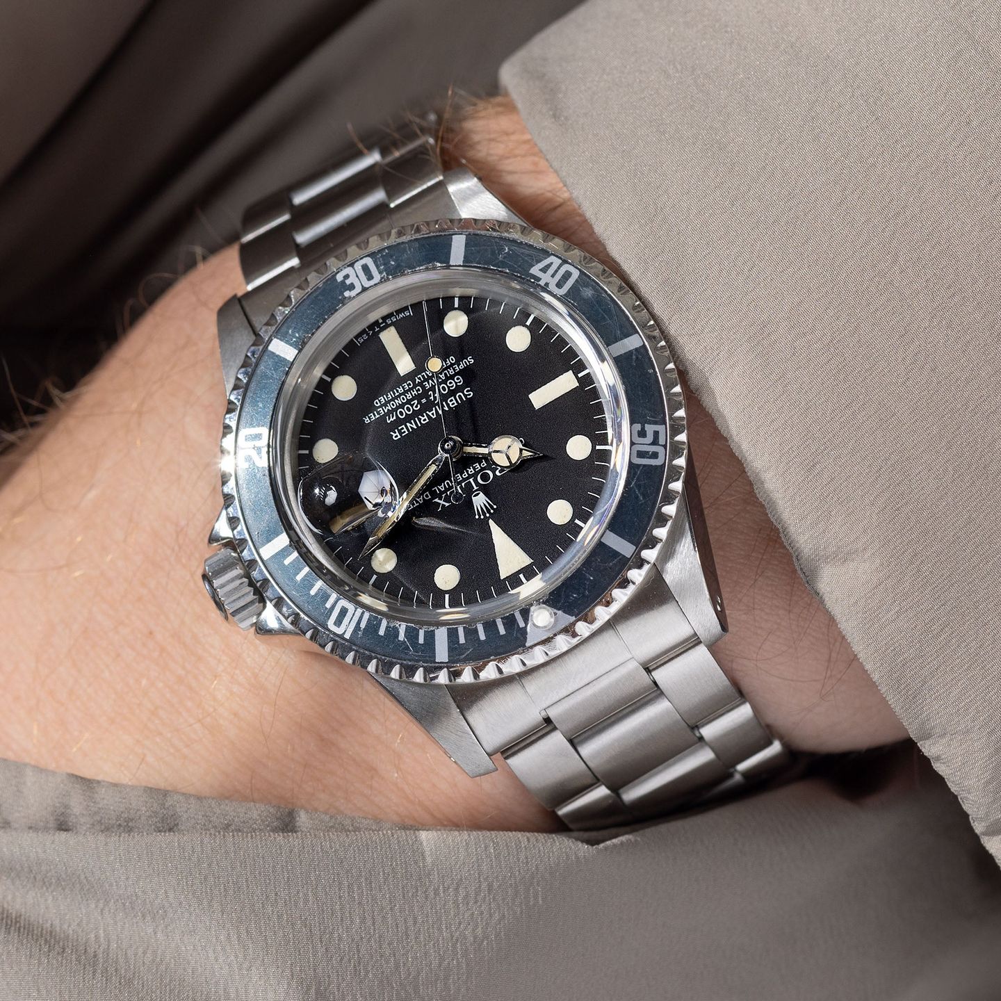 Rolex Submariner Date 1680 (1978) - Zwart wijzerplaat 40mm Staal (1/7)