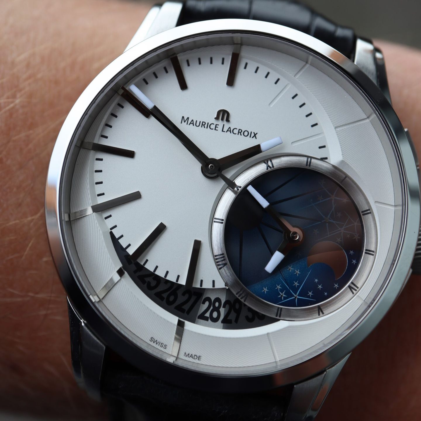 Maurice Lacroix Pontos Décentrique GMT PT6118 (Onbekend (willekeurig serienummer)) - 43mm Roségoud (1/8)