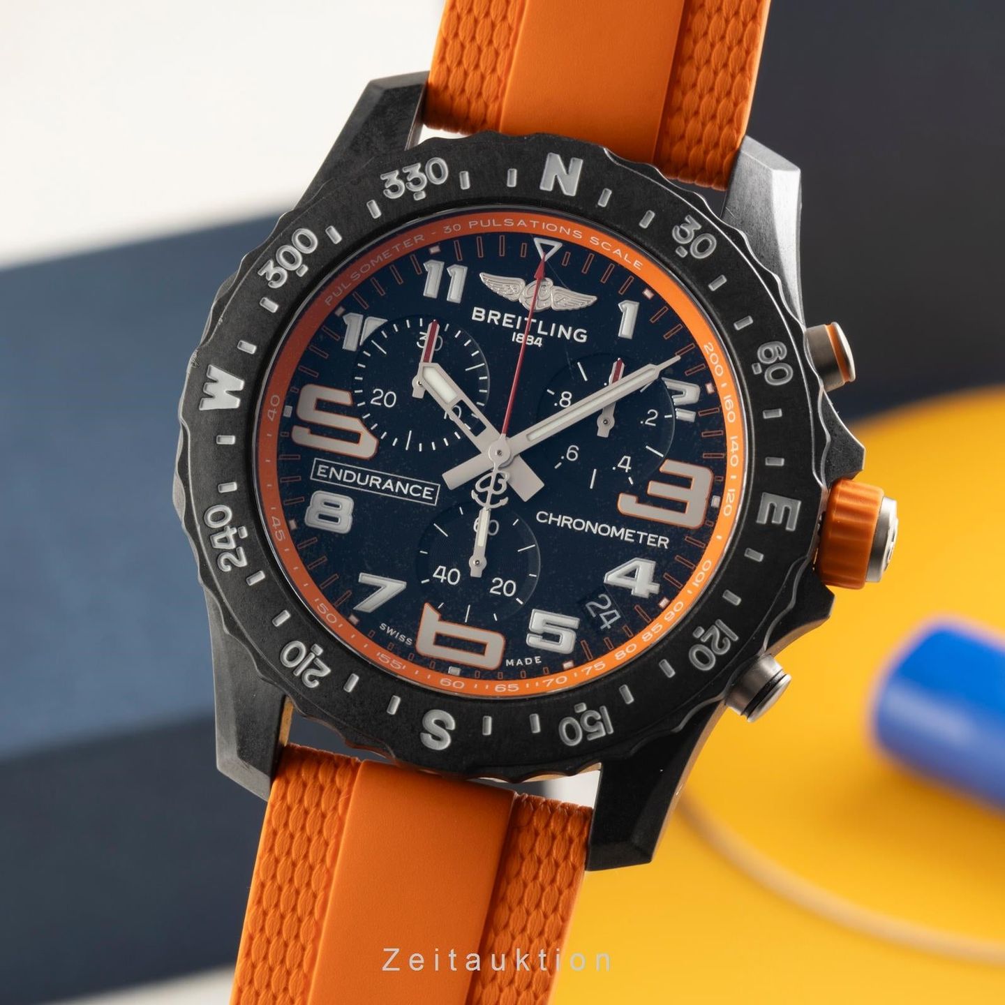 Breitling Endurance Pro X82310A51B1S2 (Onbekend (willekeurig serienummer)) - Zwart wijzerplaat 45mm Plastic (1/8)
