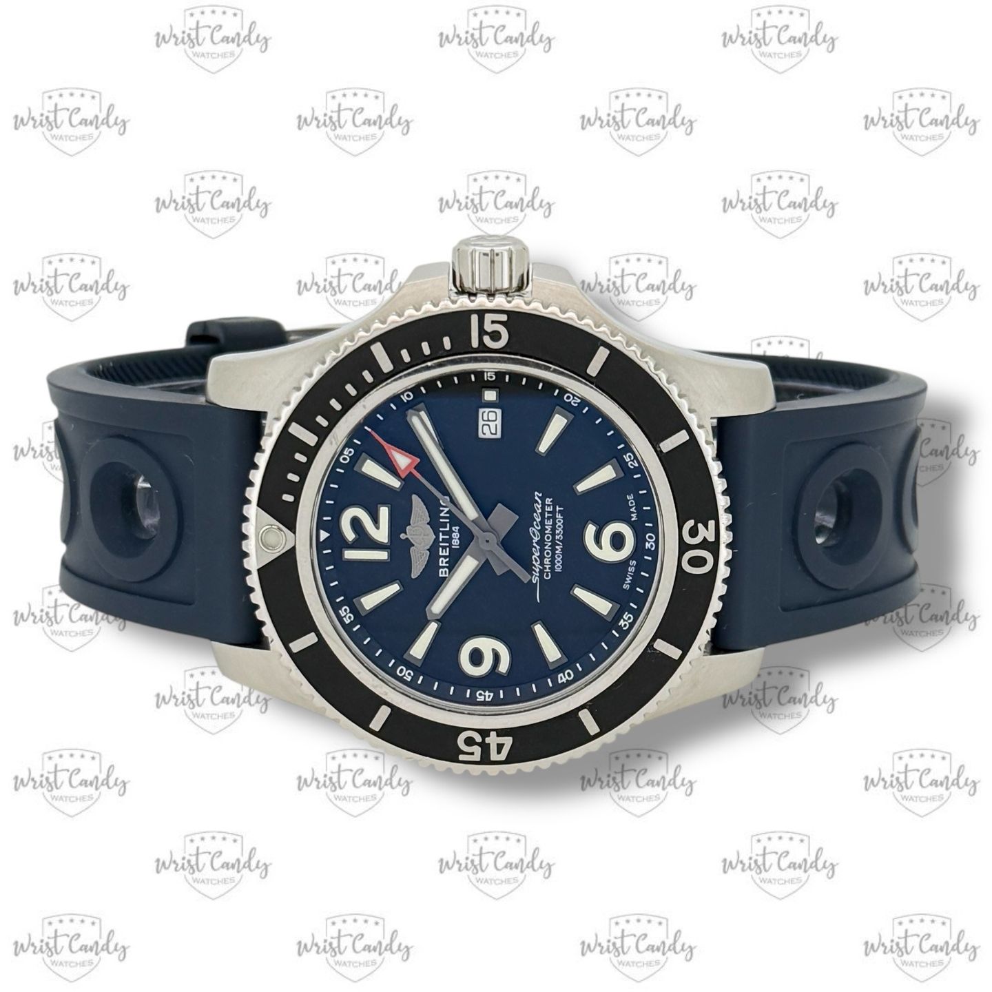 Breitling Superocean 44 A17367D71B1A1 (2019) - Zwart wijzerplaat 44mm Staal (7/8)