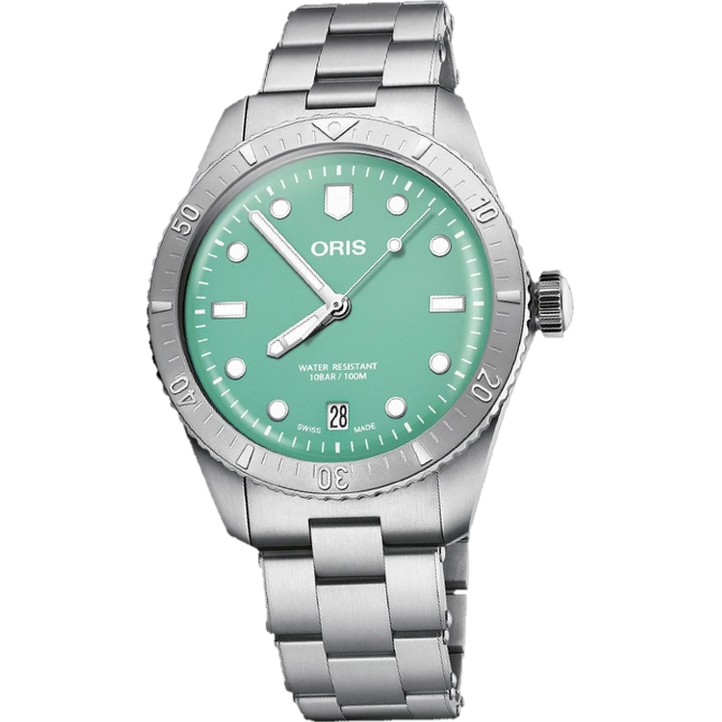 Oris Divers Sixty Five 01 733 7771 4057-07 8 19 18 (2026) - Groen wijzerplaat 38mm Staal (1/1)