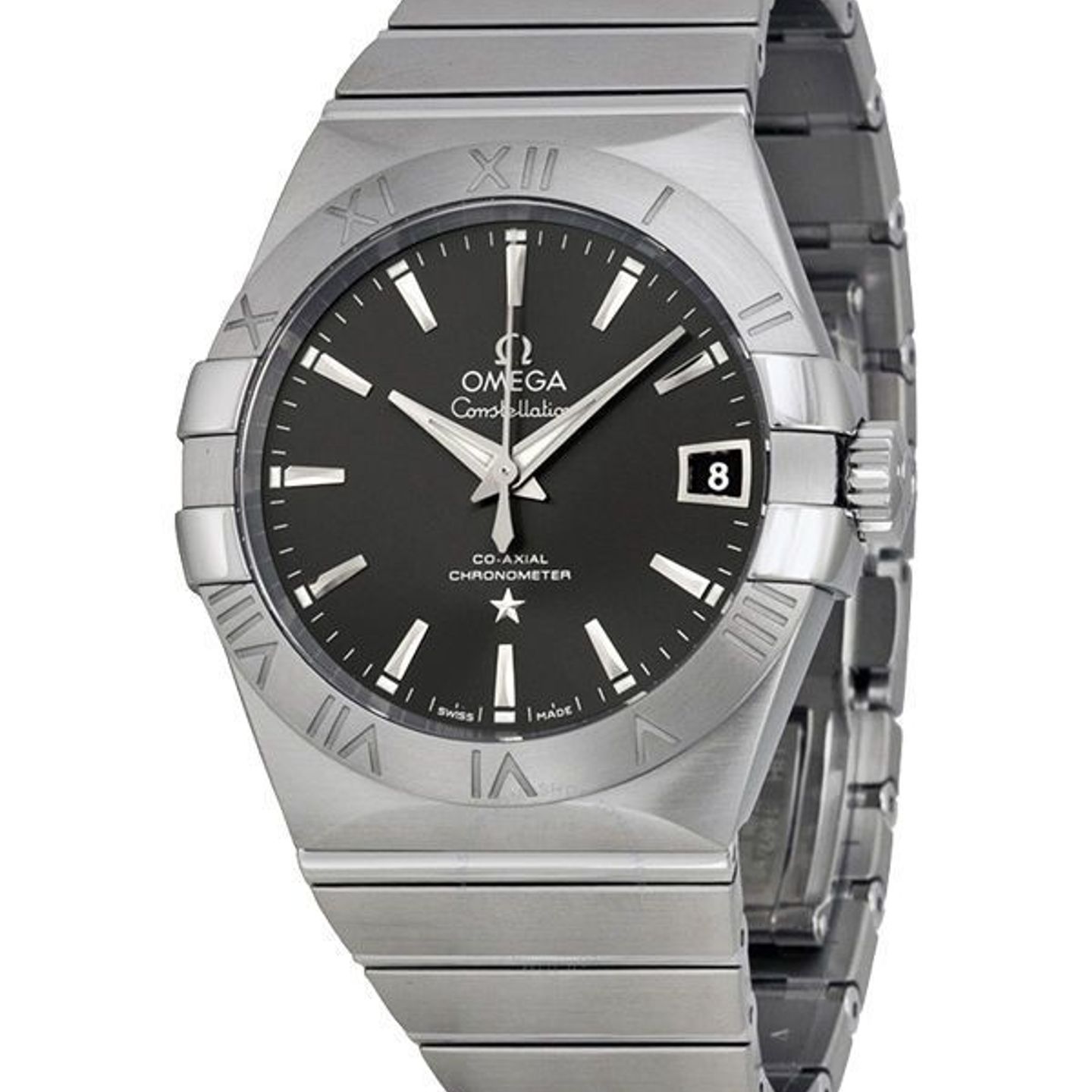 Omega Constellation Men 123.10.38.21.06.001 (2024) - Black dial 38 mm Steel case (1/8)