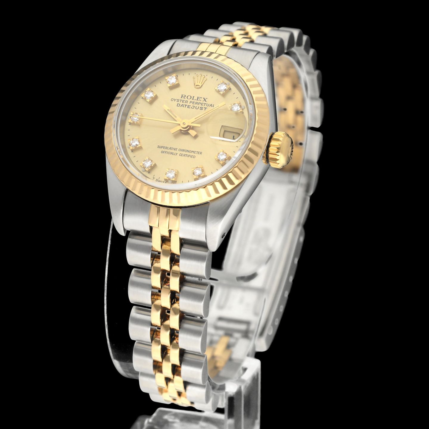 Rolex Lady-Datejust 69173G (1990) - 26 mm Gold/Steel case (2/7)