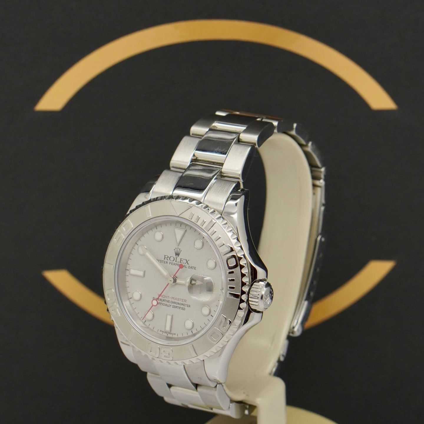 Rolex Yacht-Master 40 16622 (2001) - Zilver wijzerplaat 40mm Staal (3/7)