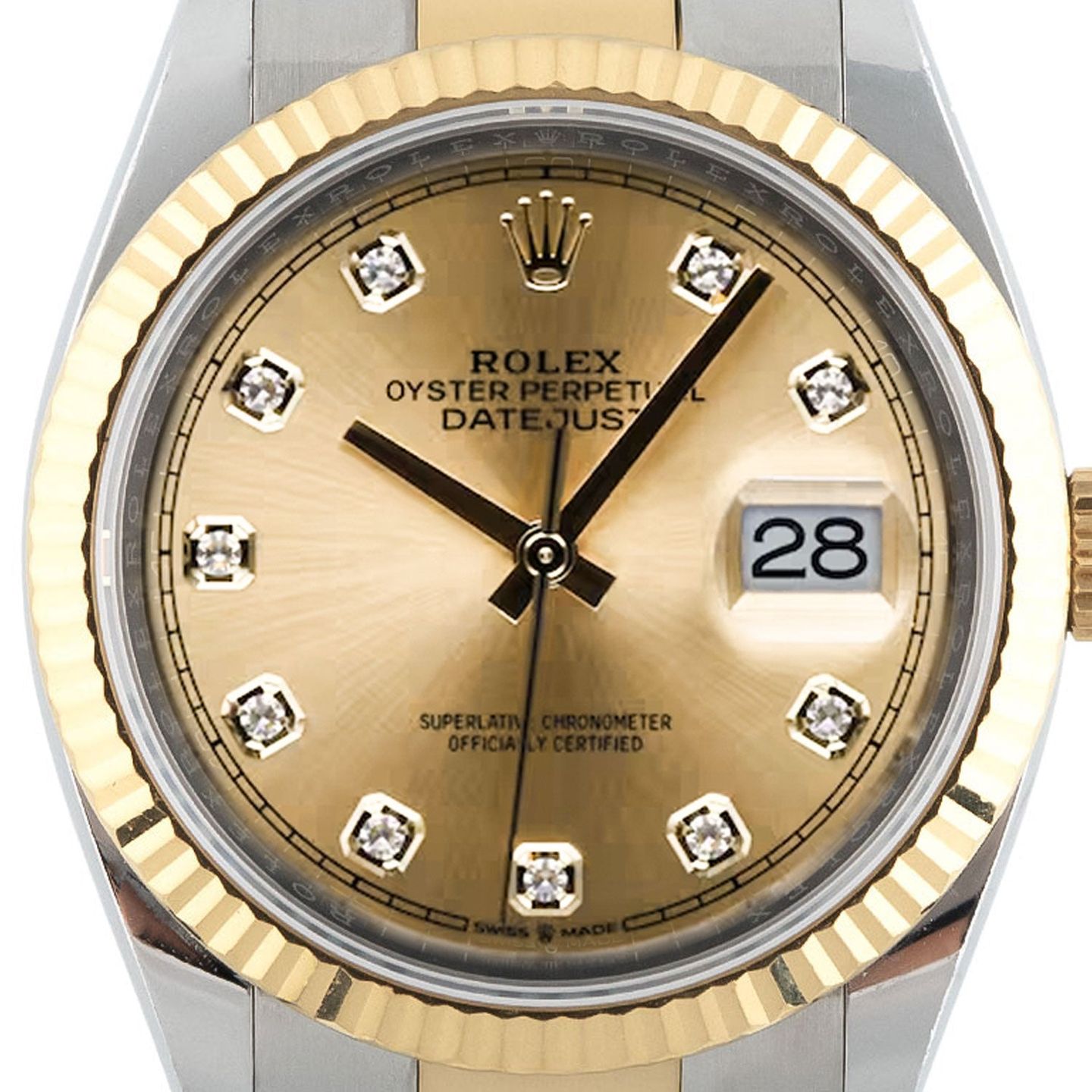 Rolex Datejust 36 126233 (2019) - 36mm Goud/Staal (2/3)