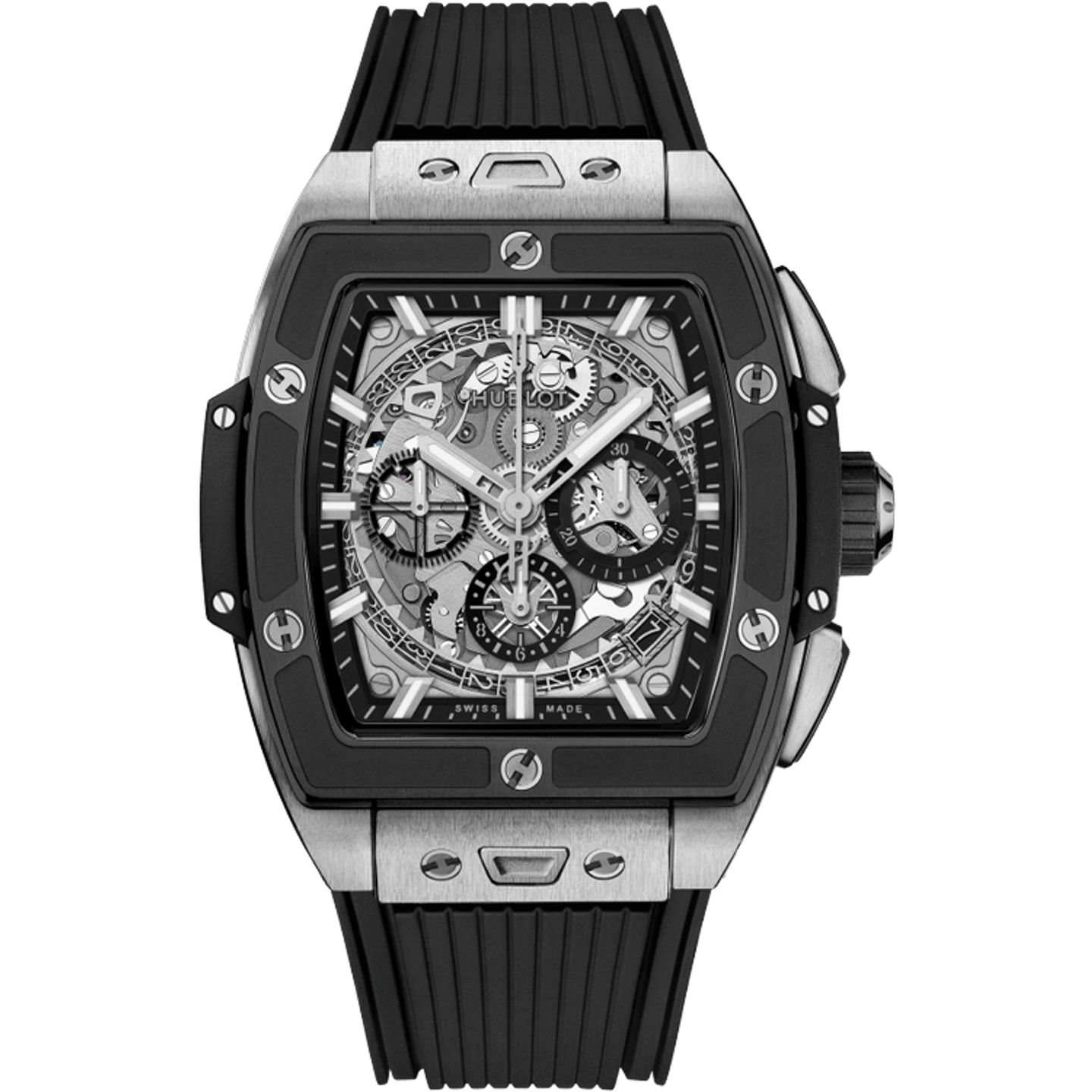 Hublot Spirit of Big Bang 642.NM.0170.RX (2025) - Transparent dial 42 mm Titanium case (1/1)