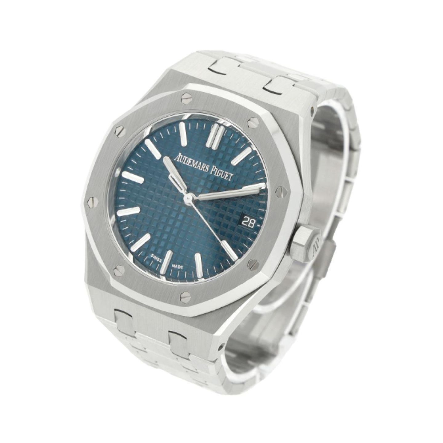 Audemars Piguet Royal Oak Selfwinding 15550ST.OO.1356ST.06 (2024) - Blue dial 37 mm Steel case (2/5)