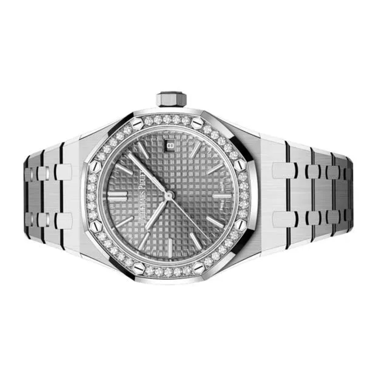 Audemars Piguet Royal Oak Selfwinding 15551ST.ZZ.1356ST.06 (2024) - Blauw wijzerplaat 37mm Staal (2/6)