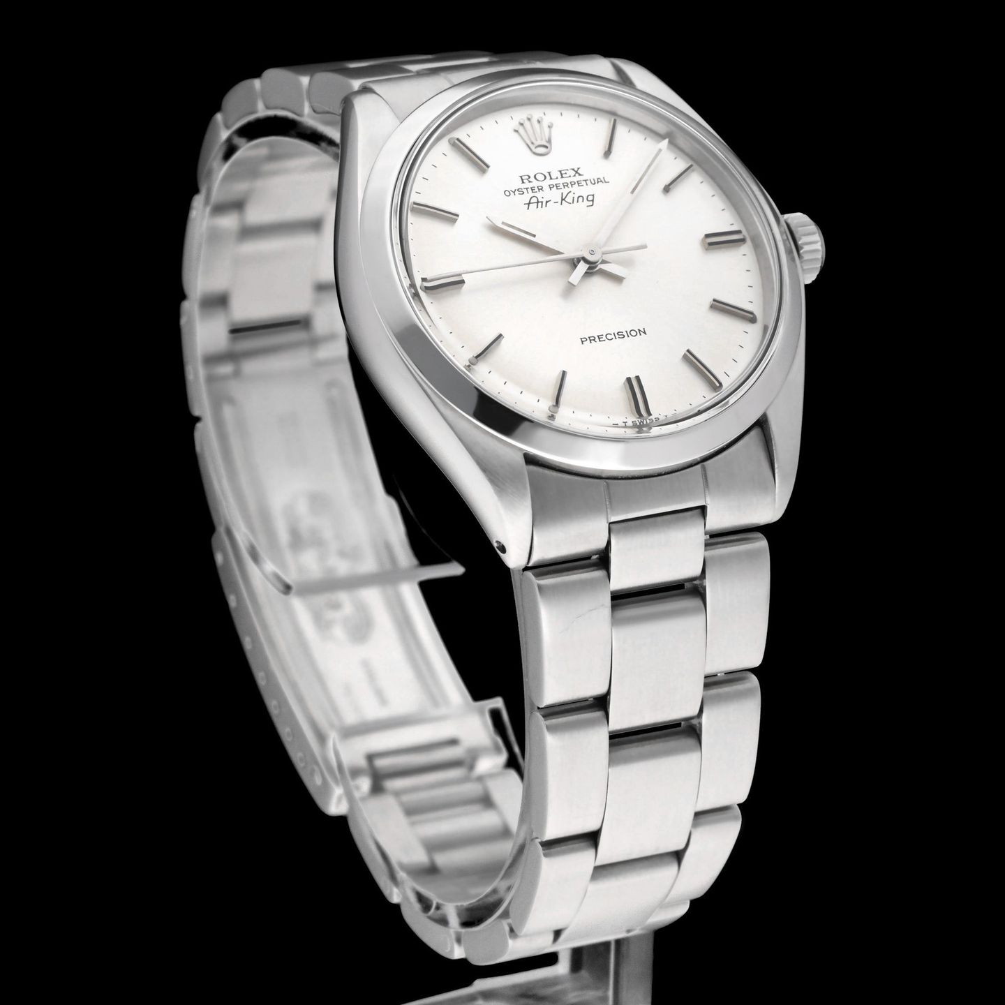 Rolex Air-King 5500 (1978) - Silver dial 34 mm Steel case (5/7)