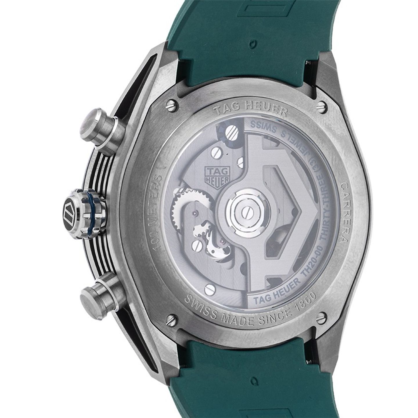 TAG Heuer Carrera CBU2084.FT6297 (2025) - Transparent dial 44 mm Titanium case (6/7)