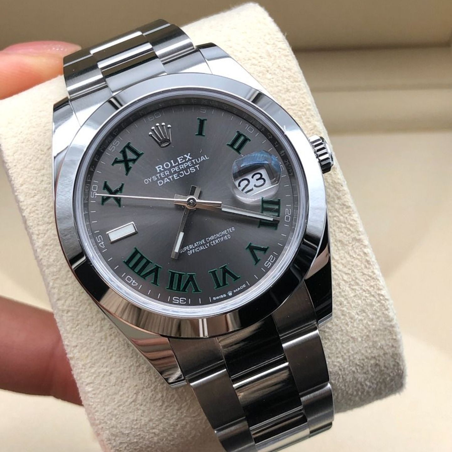 Rolex Datejust 41 126300 (2024) - Grijs wijzerplaat 41mm Staal (5/8)