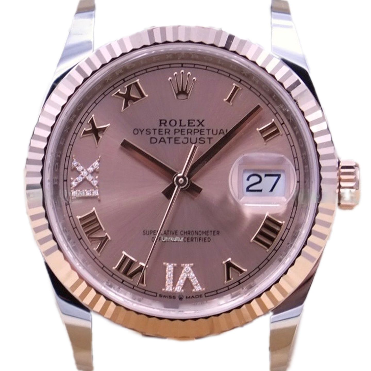 Rolex Datejust 36 126231 (2023) - Roze wijzerplaat 36mm Staal (1/1)