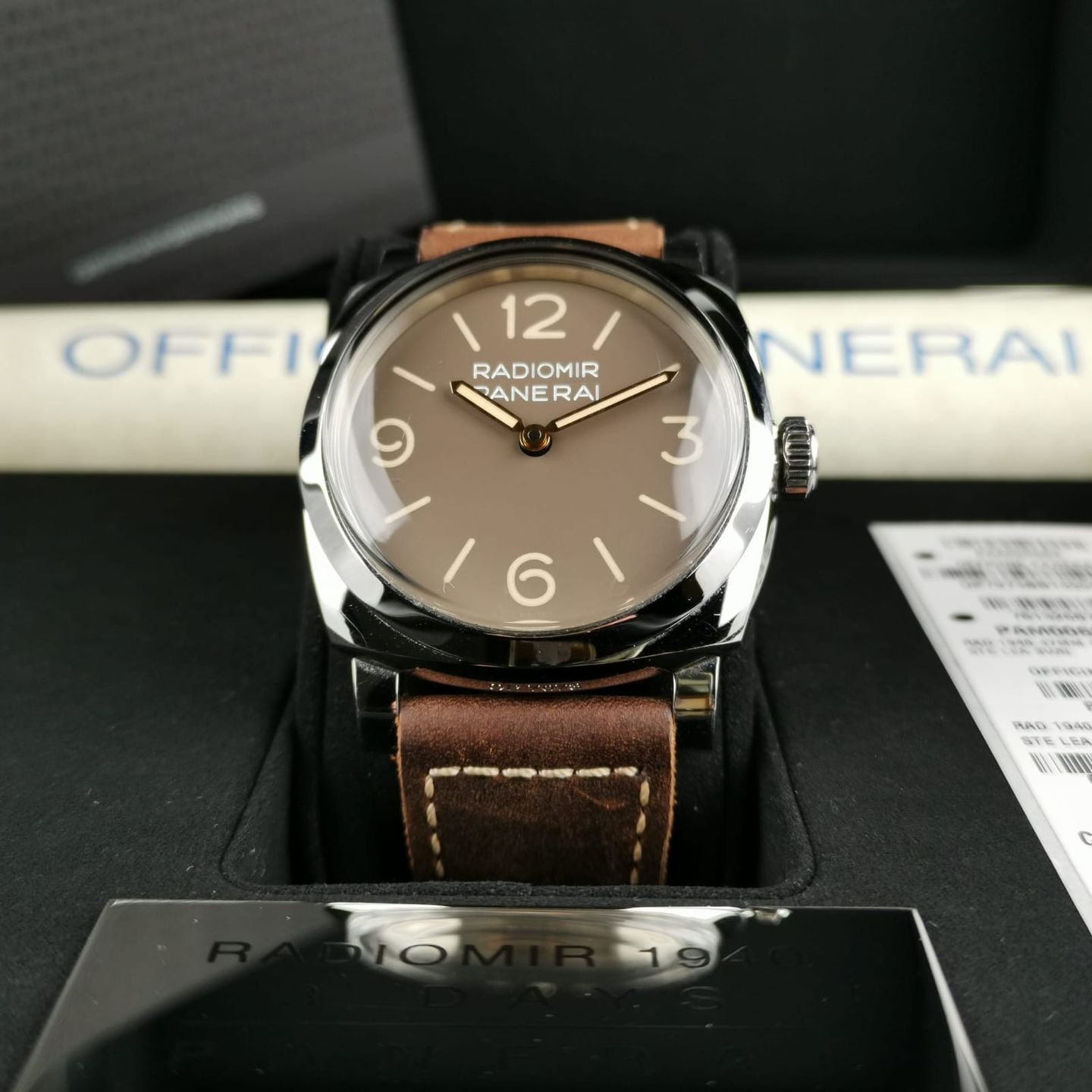 Panerai Special Editions PAM00662 (2016) - Brown dial 47 mm Steel case (7/8)