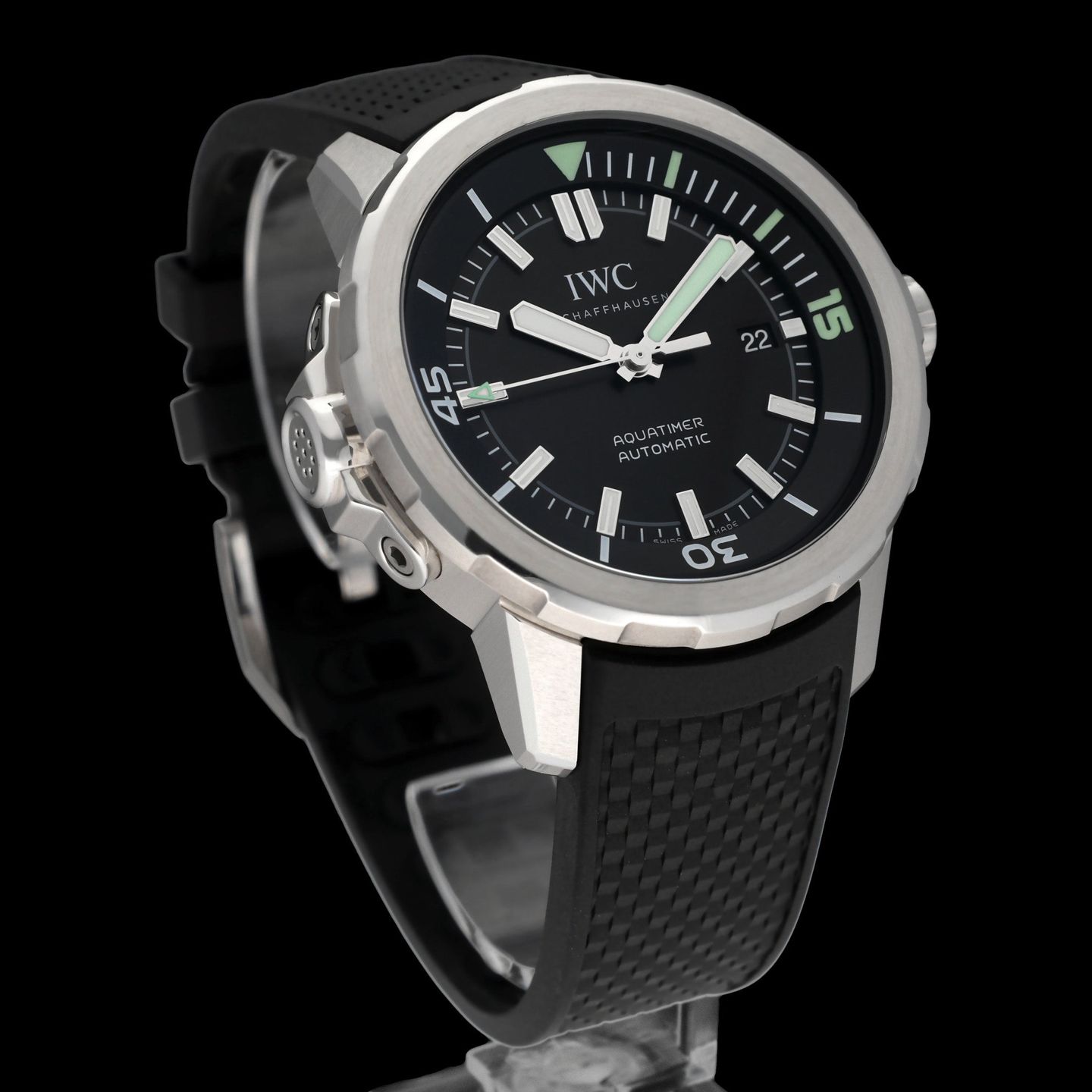 IWC Aquatimer Automatic IW329001 (2020) - Black dial 42 mm Steel case (4/8)