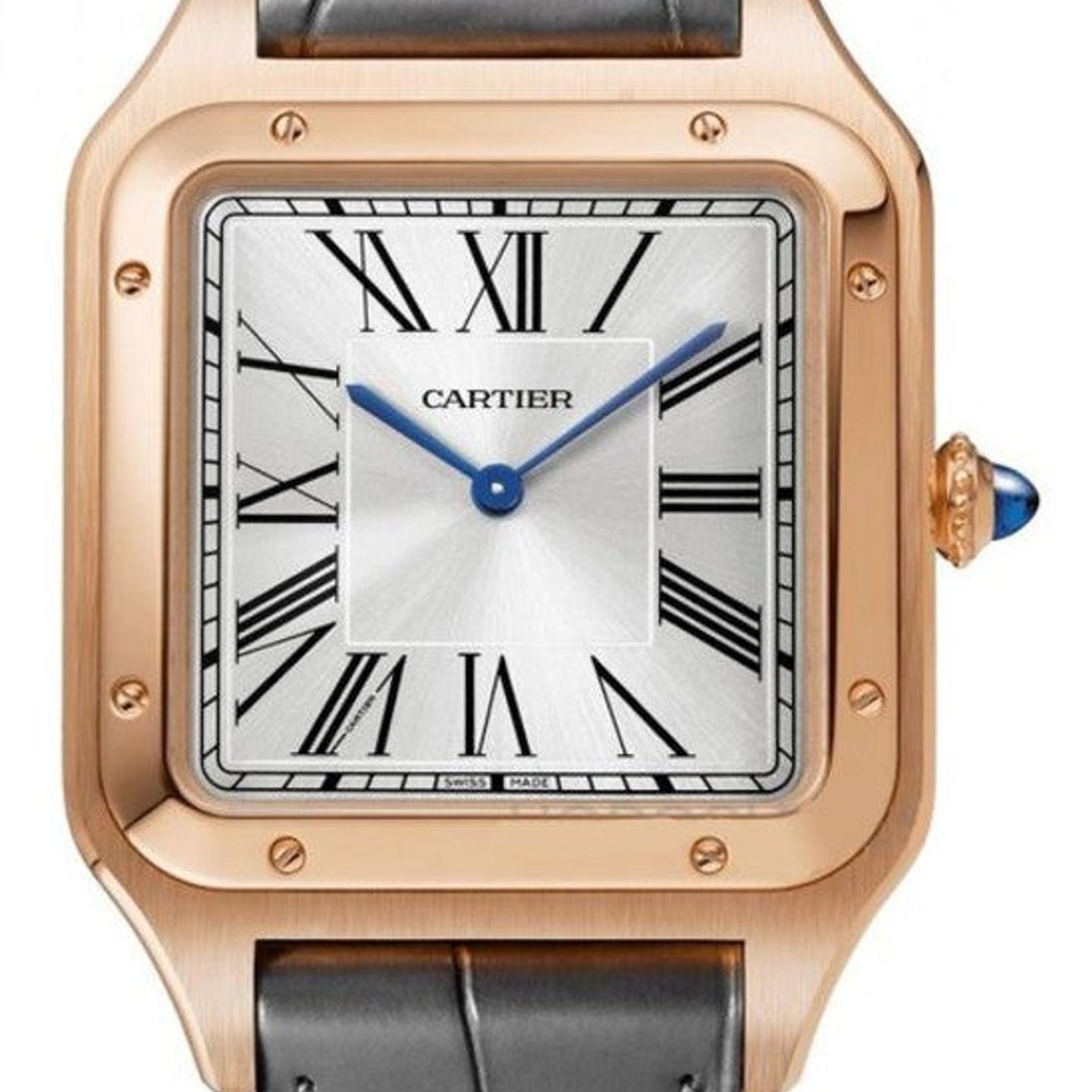 Cartier Santos Dumont WGSA0032 (2026) - Zilver wijzerplaat 47mm Roségoud (1/1)