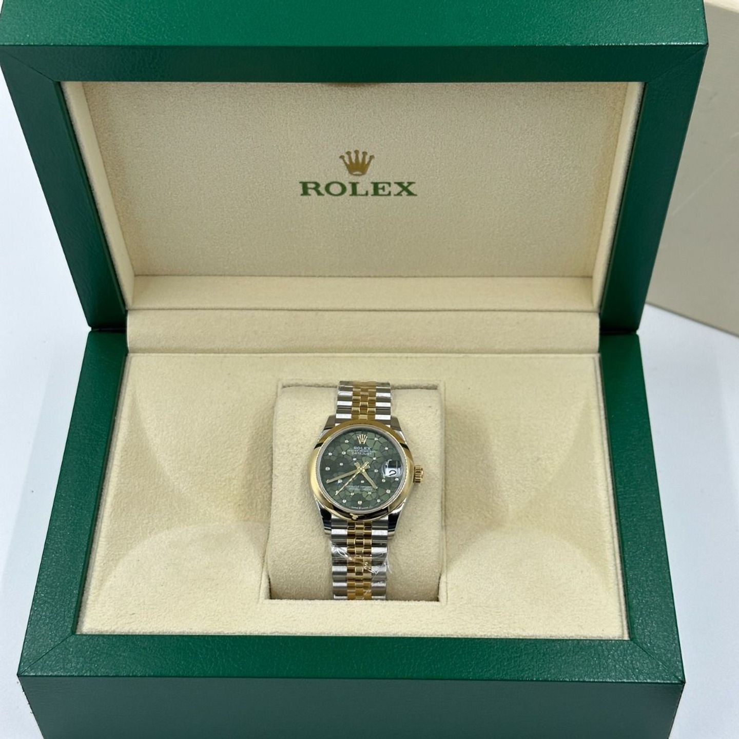 Rolex Datejust 31 278243 (2024) - Groen wijzerplaat 31mm Staal (4/8)