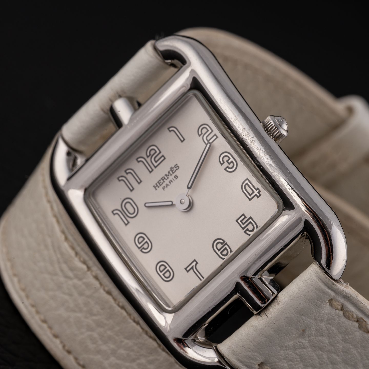Hermès Cape Cod CC1.210 (Unknown (random serial)) - White dial 23 mm Steel case (8/8)